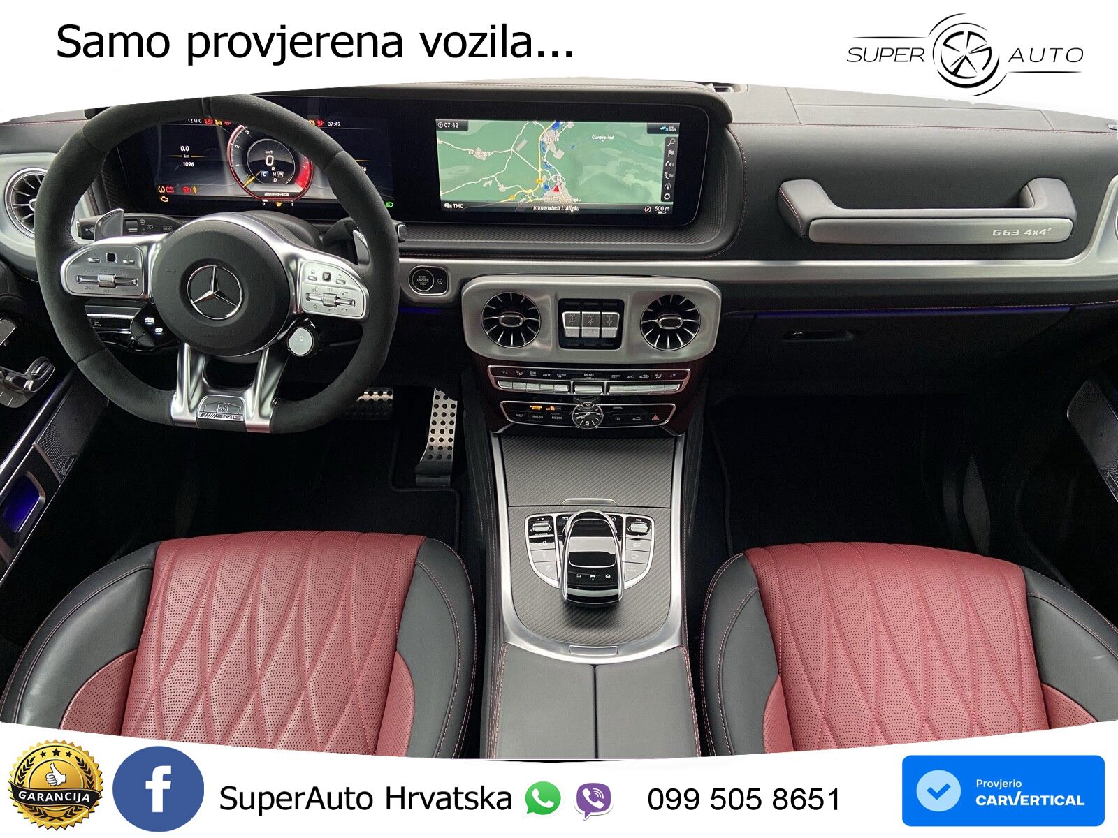 Mercedes AMG G 63 Long V8 (585 KS) 4MATIC 9G-TRONIC AMG SPEEDSHIFT PLUS