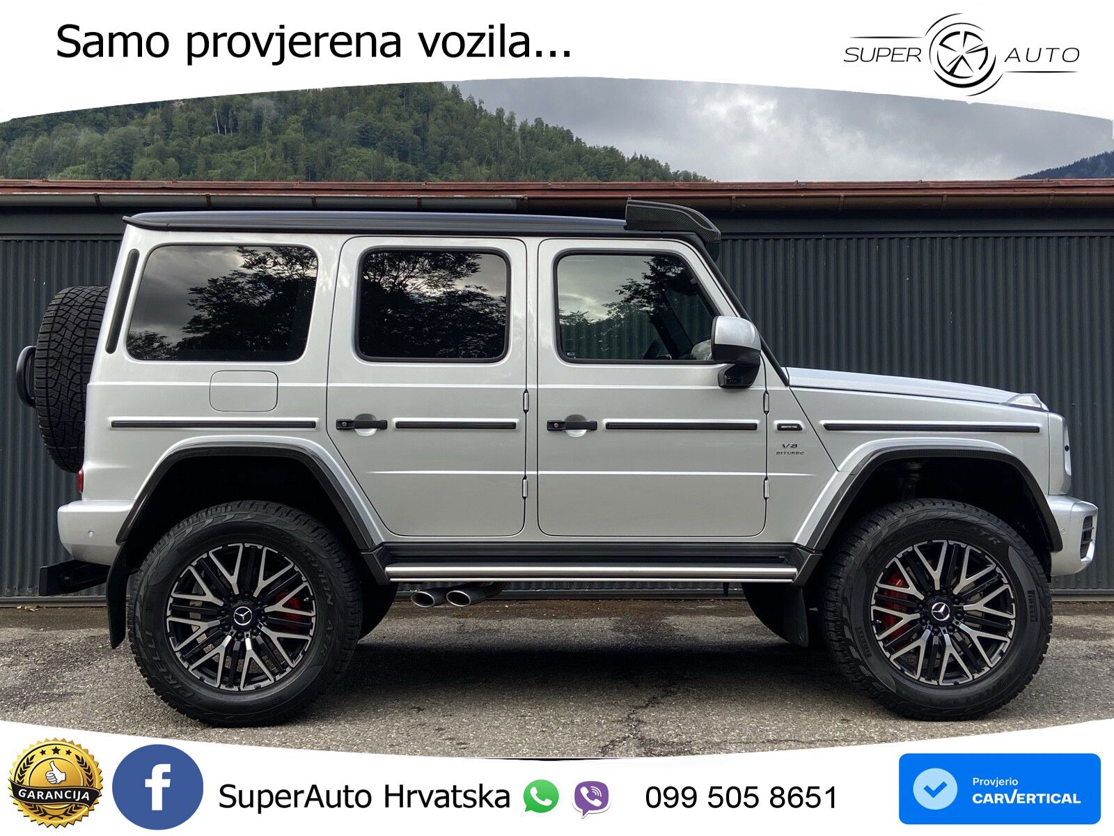 Mercedes AMG G 63 Long V8 (585 KS) 4MATIC 9G-TRONIC AMG SPEEDSHIFT PLUS