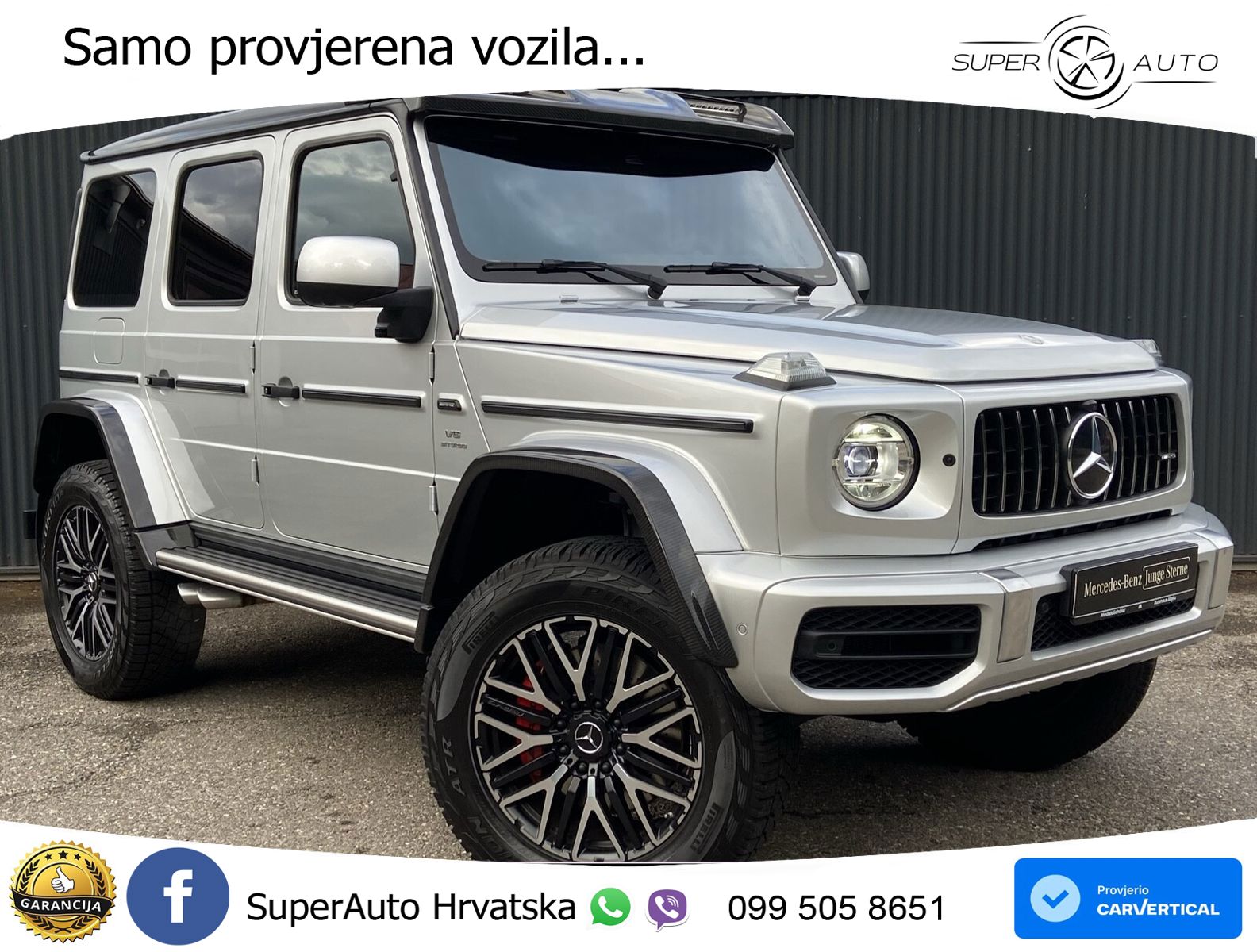 Mercedes AMG G 63 Long V8 (585 KS) 4MATIC 9G-TRONIC AMG SPEEDSHIFT PLUS