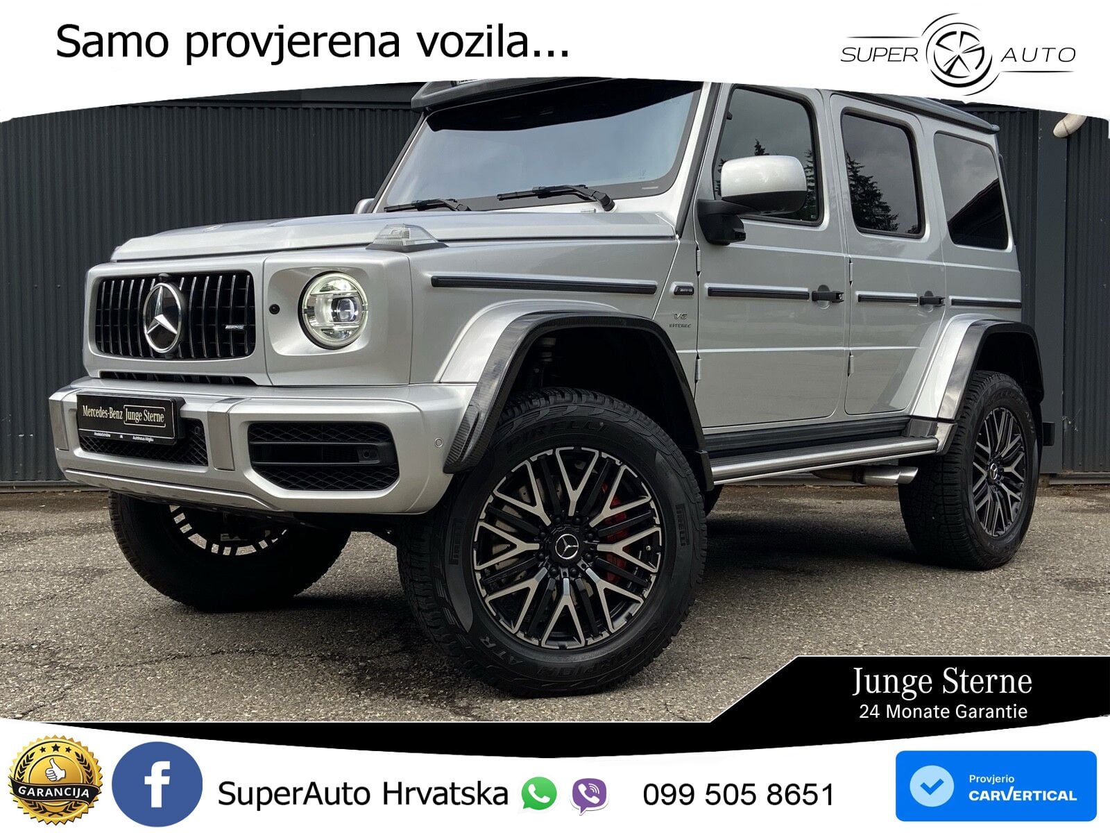 Mercedes AMG G 63 Long V8 (585 KS) 4MATIC 9G-TRONIC AMG SPEEDSHIFT PLUS