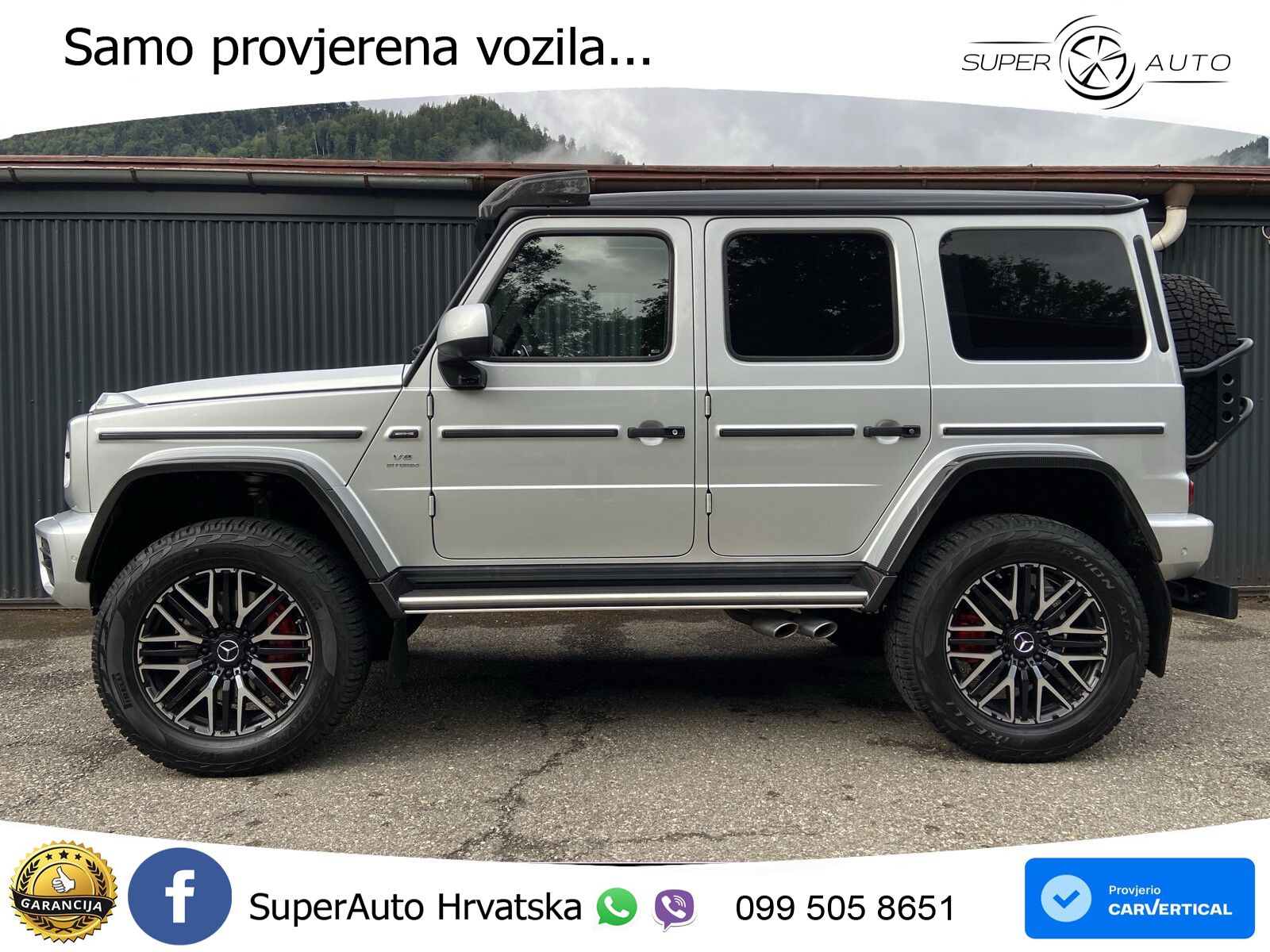 Mercedes AMG G 63 Long V8 (585 KS) 4MATIC 9G-TRONIC AMG SPEEDSHIFT PLUS