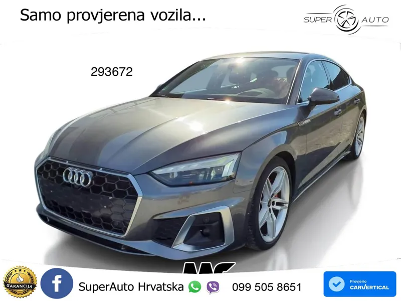 Audi A5 Sportback 40 TDI (204 KS) S tronic S line LED+GR SJED+ACC