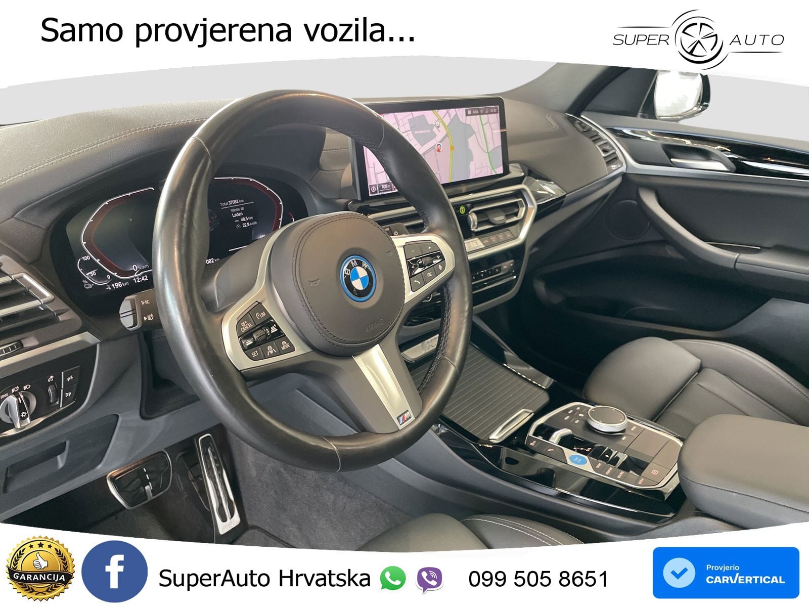 BMW iX3 80 kWh (286 KS) M Sport LED+GR SJED+ACC