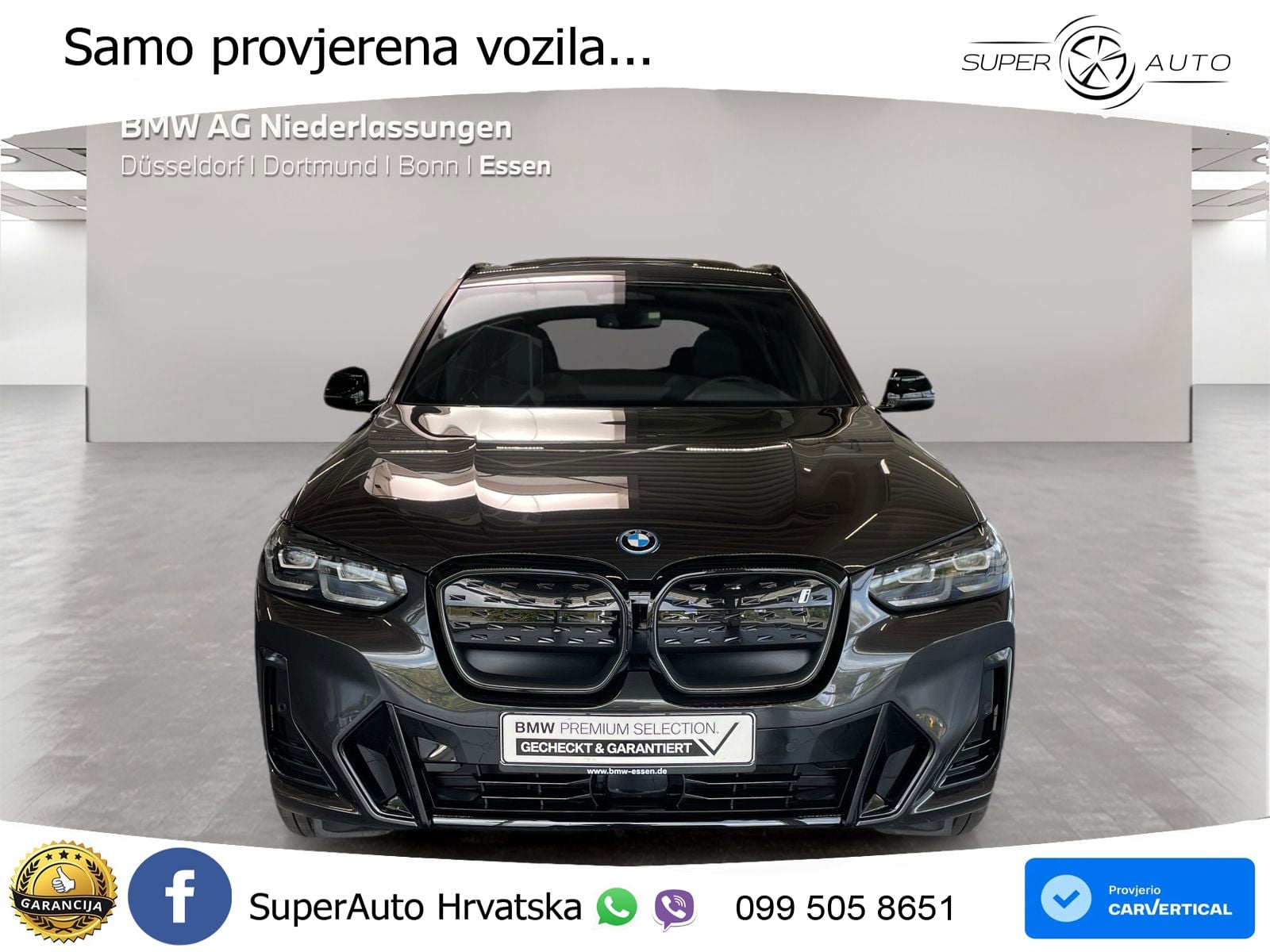 BMW iX3 80 kWh (286 KS) M Sport LED+GR SJED+ACC