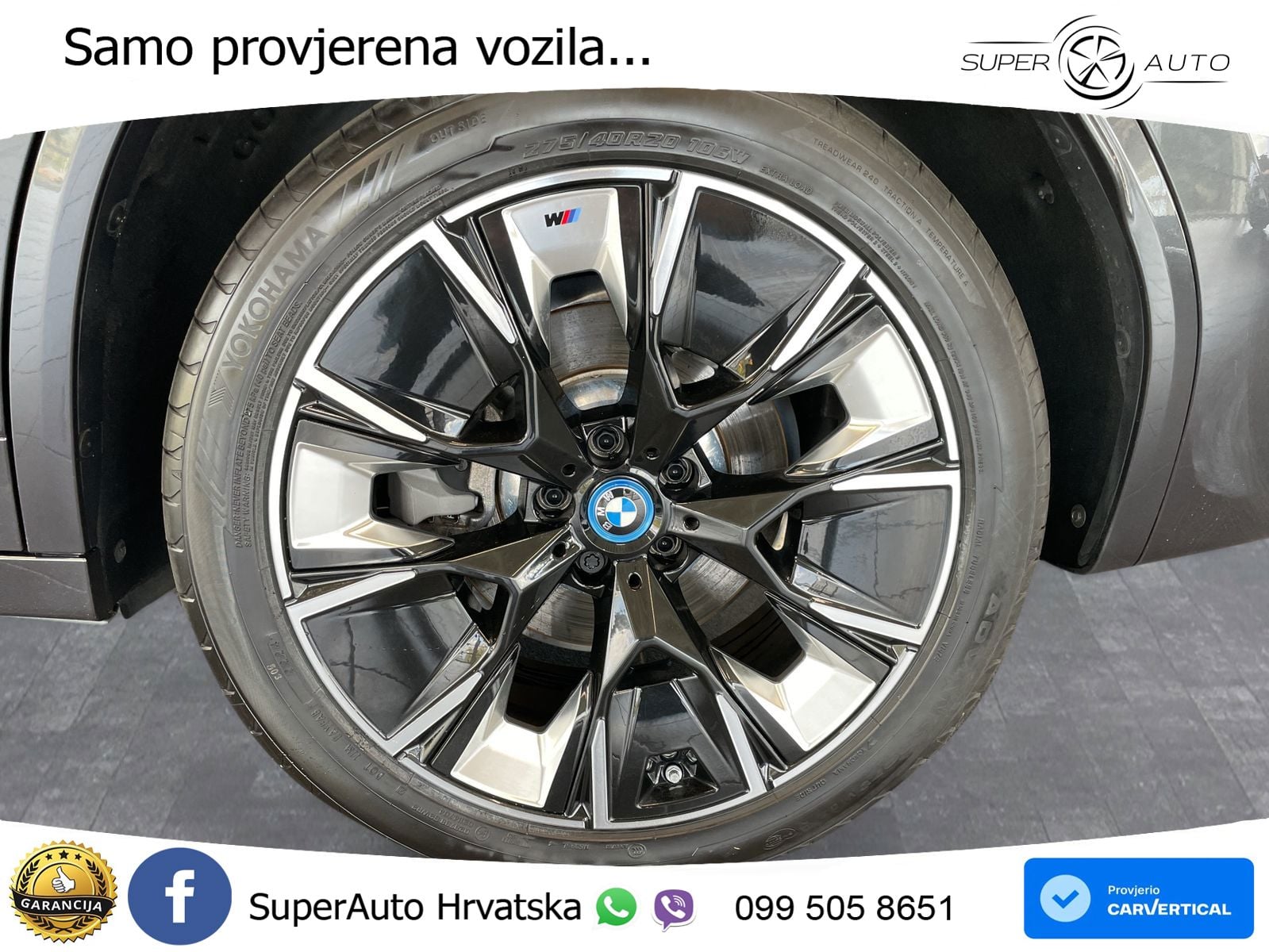 BMW iX3 80 kWh (286 KS) M Sport LED+GR SJED+ACC