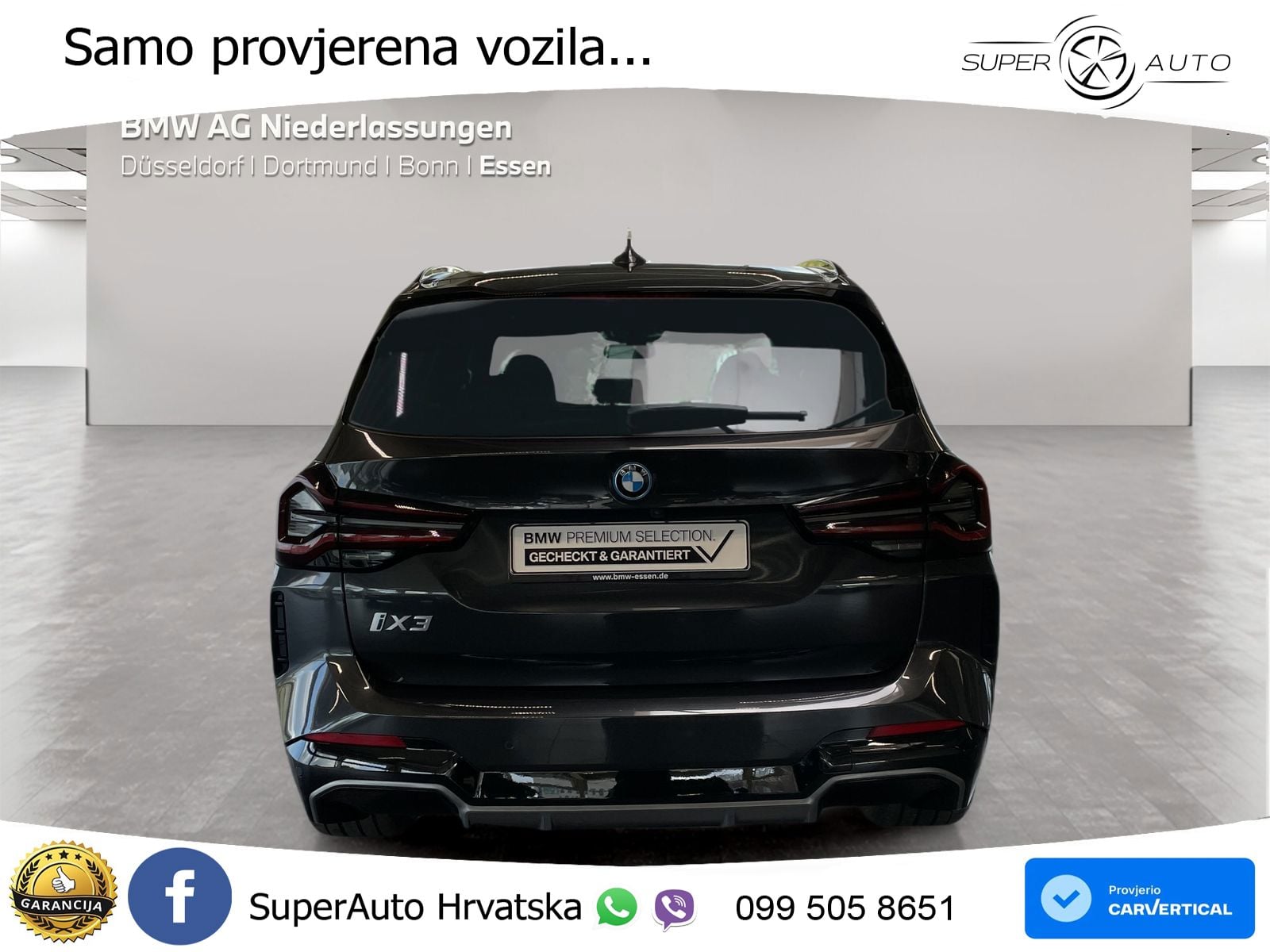 BMW iX3 80 kWh (286 KS) M Sport LED+GR SJED+ACC