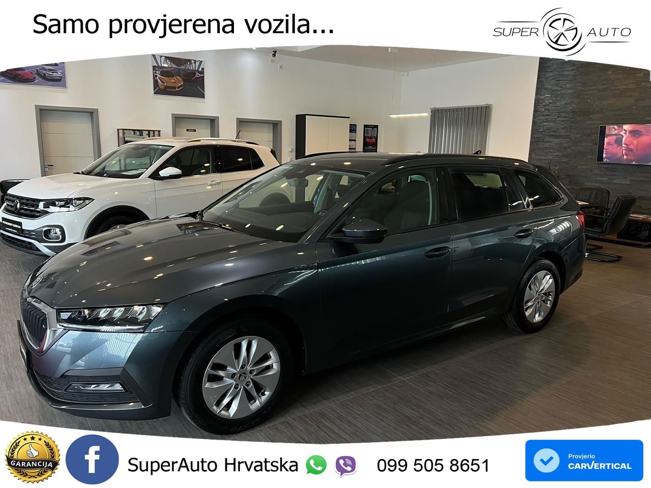 Škoda Octavia Combi 2.0 TDI (150 KS) DSG LED+GR SJED+ACC