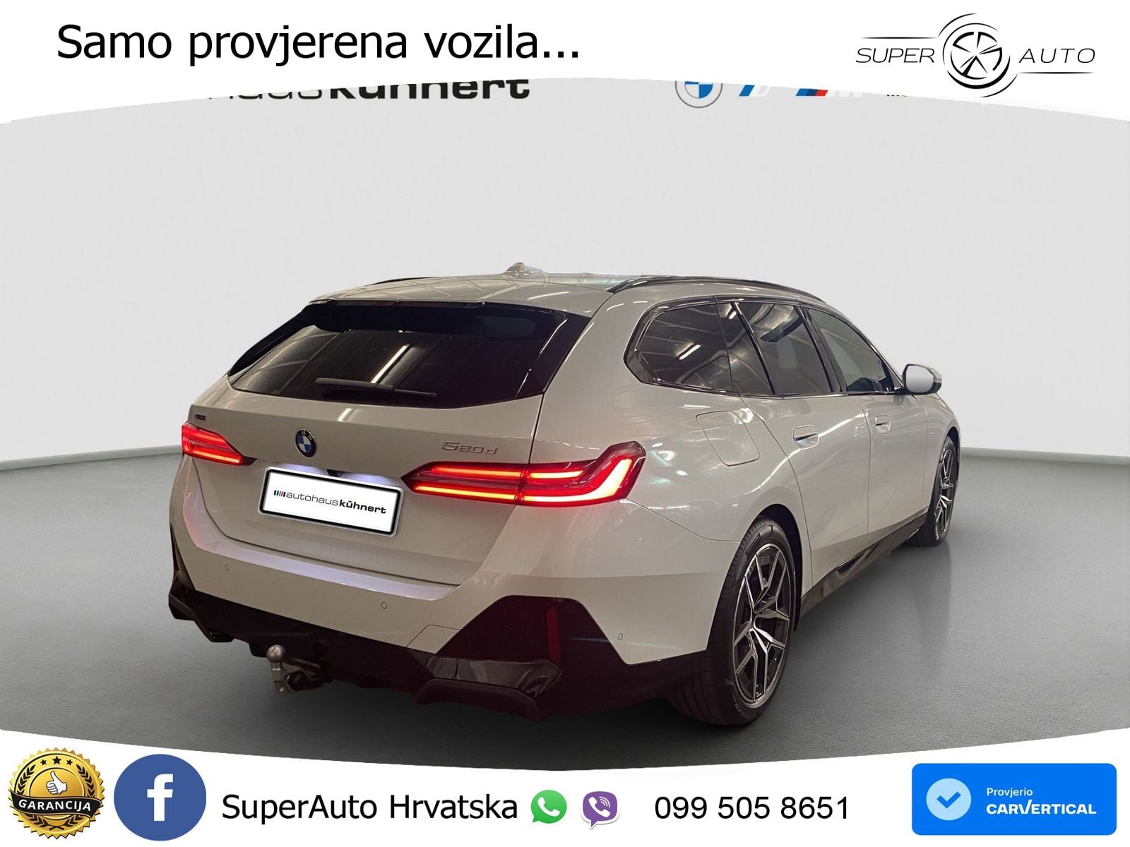 BMW 520d Touring (197 KS) xDrive Steptronic M Sport LED+GR SJED+ACC