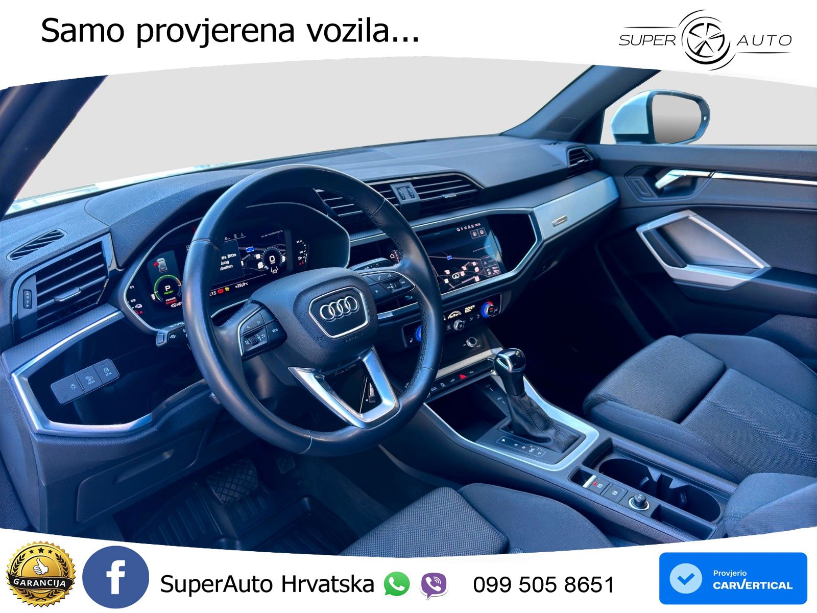 Audi Q3 45 TFSIe (245 KS) S tronic LED+GR SJED+ACC