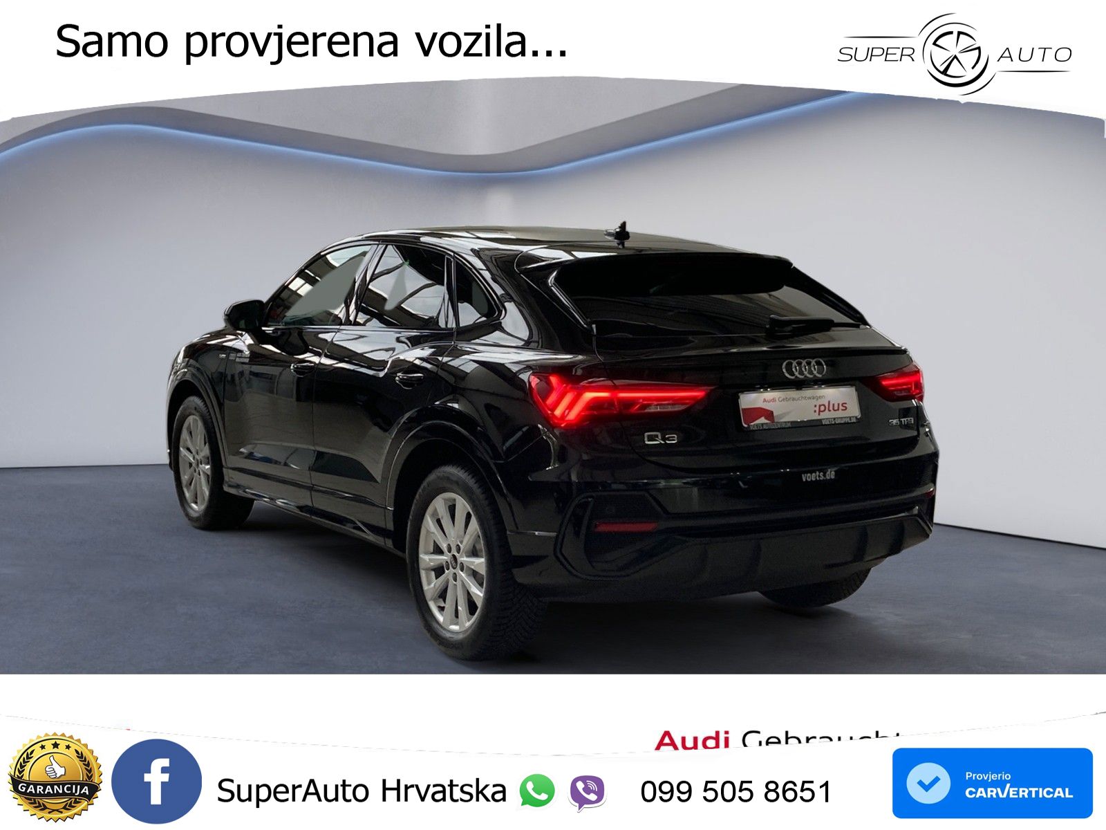 Audi Q3 II Sportback 35 TFSI (150 KS) S tronic S line LED+GR SJED+ACC