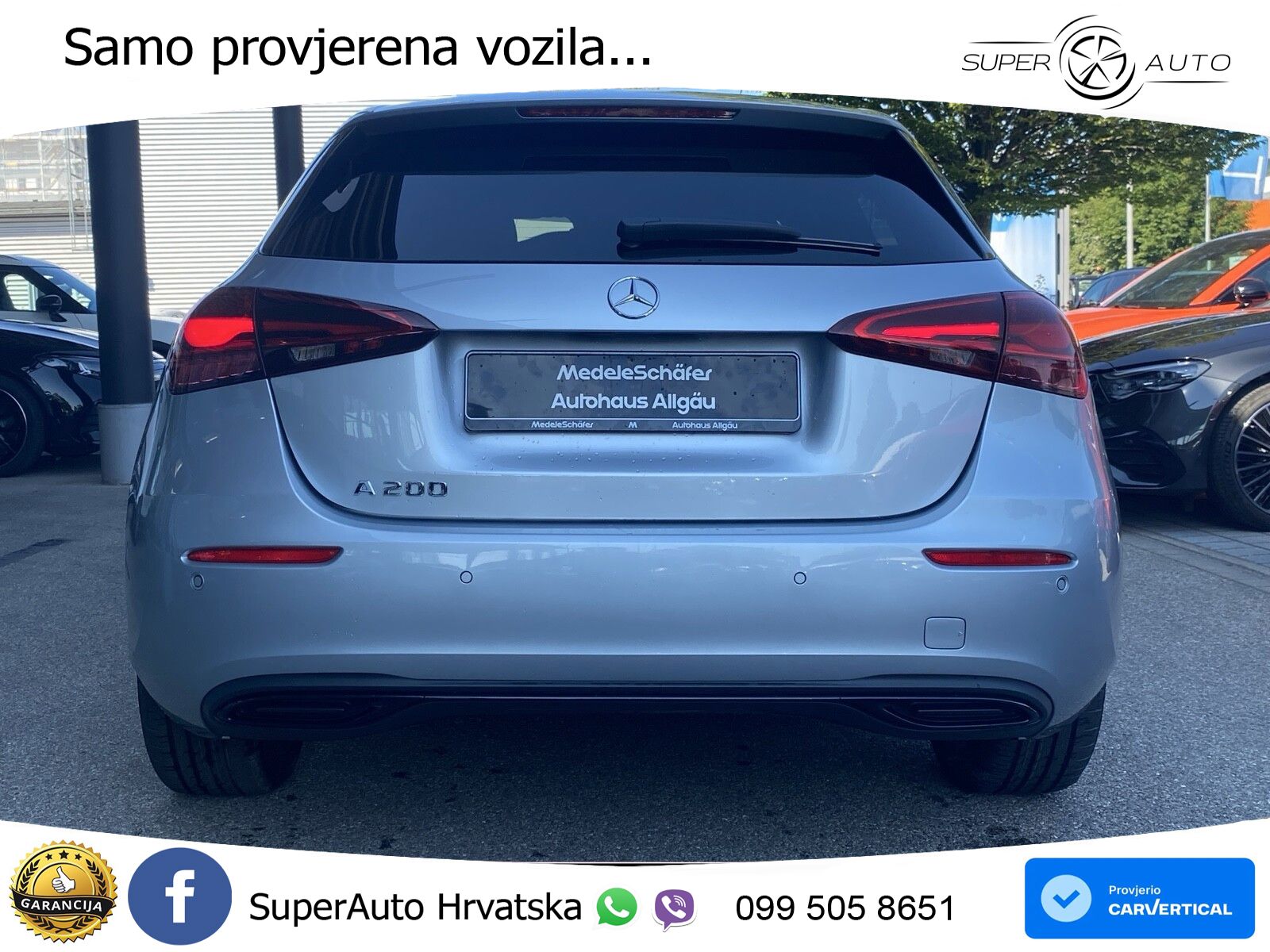 Mercedes-Benz A 200 7G-DCT LED+GR SJED+ACC