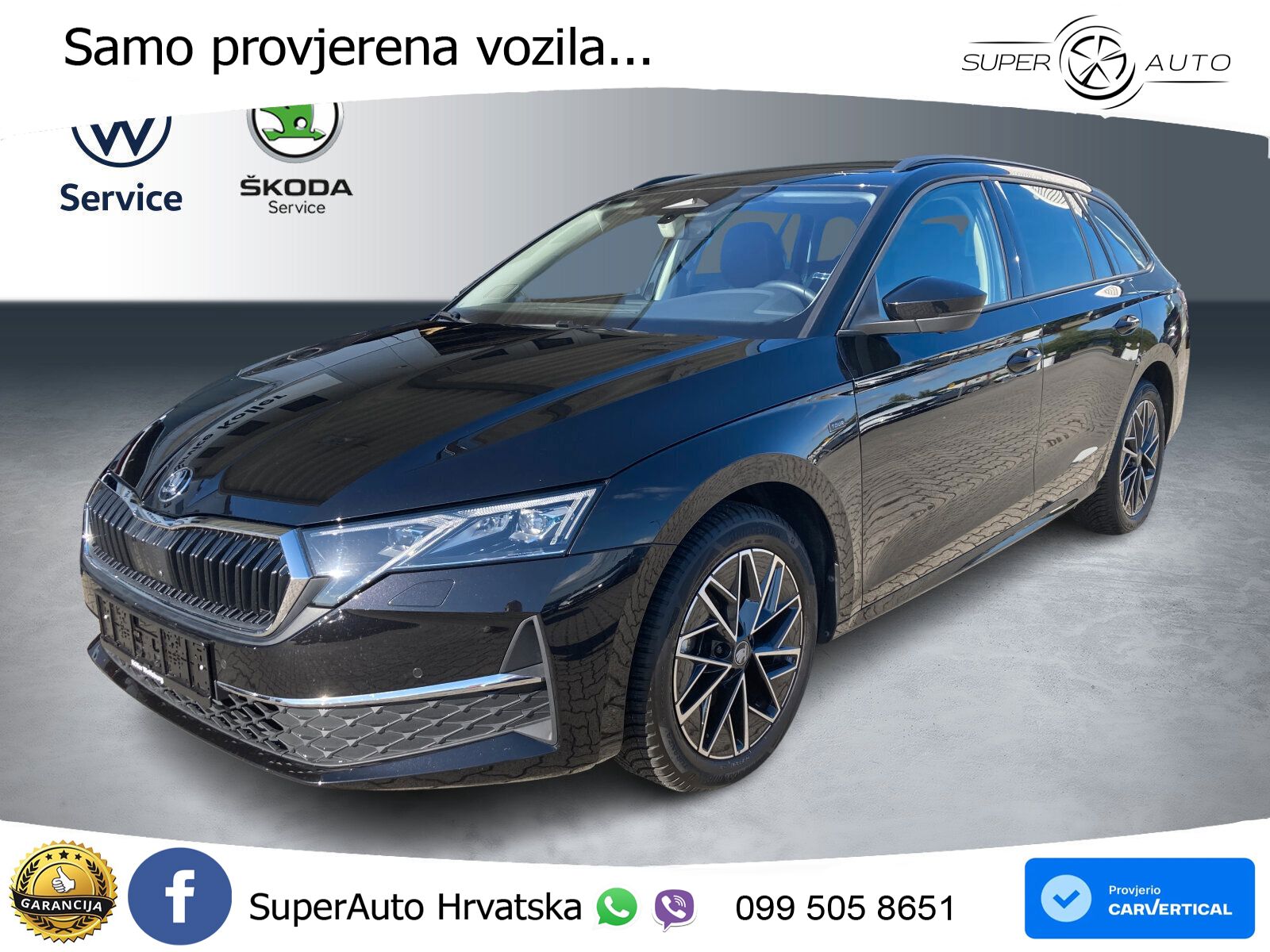 Škoda Octavia Combi 2.0 TDI (150 KS) DSG LED+GR SJED+ACC