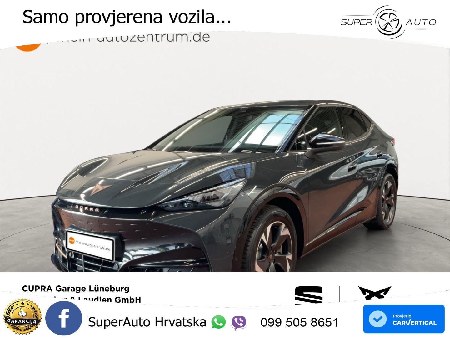 Cupra Tavascan 82 kWh (286 KS) LED+GR SJED+ACC
