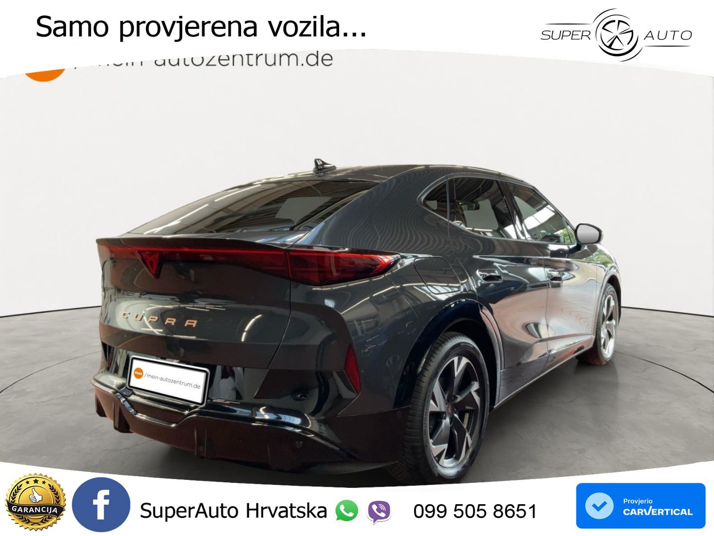 Cupra Tavascan 82 kWh (286 KS) LED+GR SJED+ACC