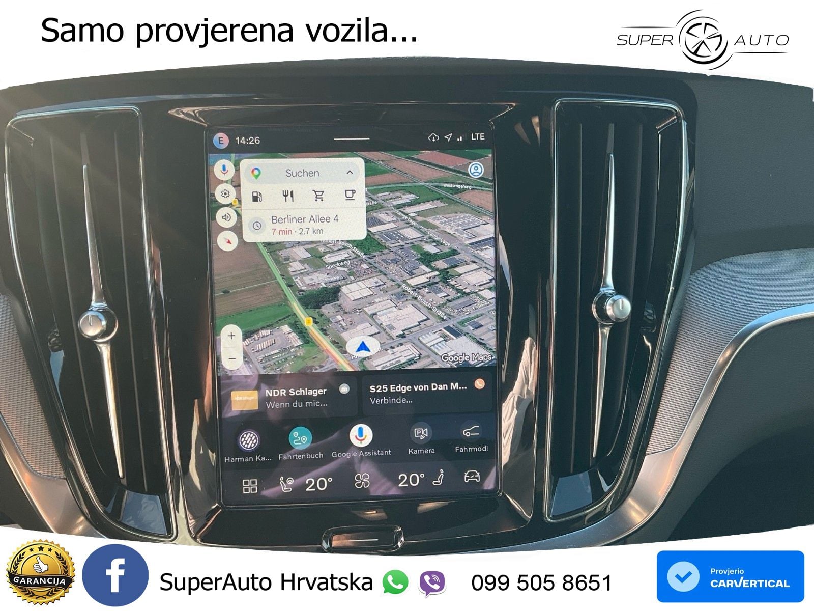Volvo V60 2.0 B4 Benzin DCT LED+GR SJED+ACC