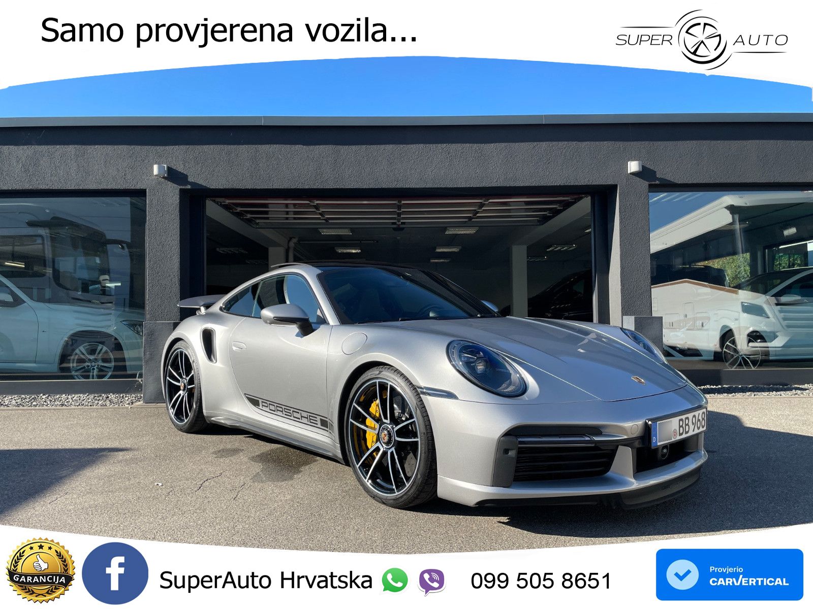 Porsche 911 Turbo S 3.8 (650 KS) PDK LED+GR SJED+ACC