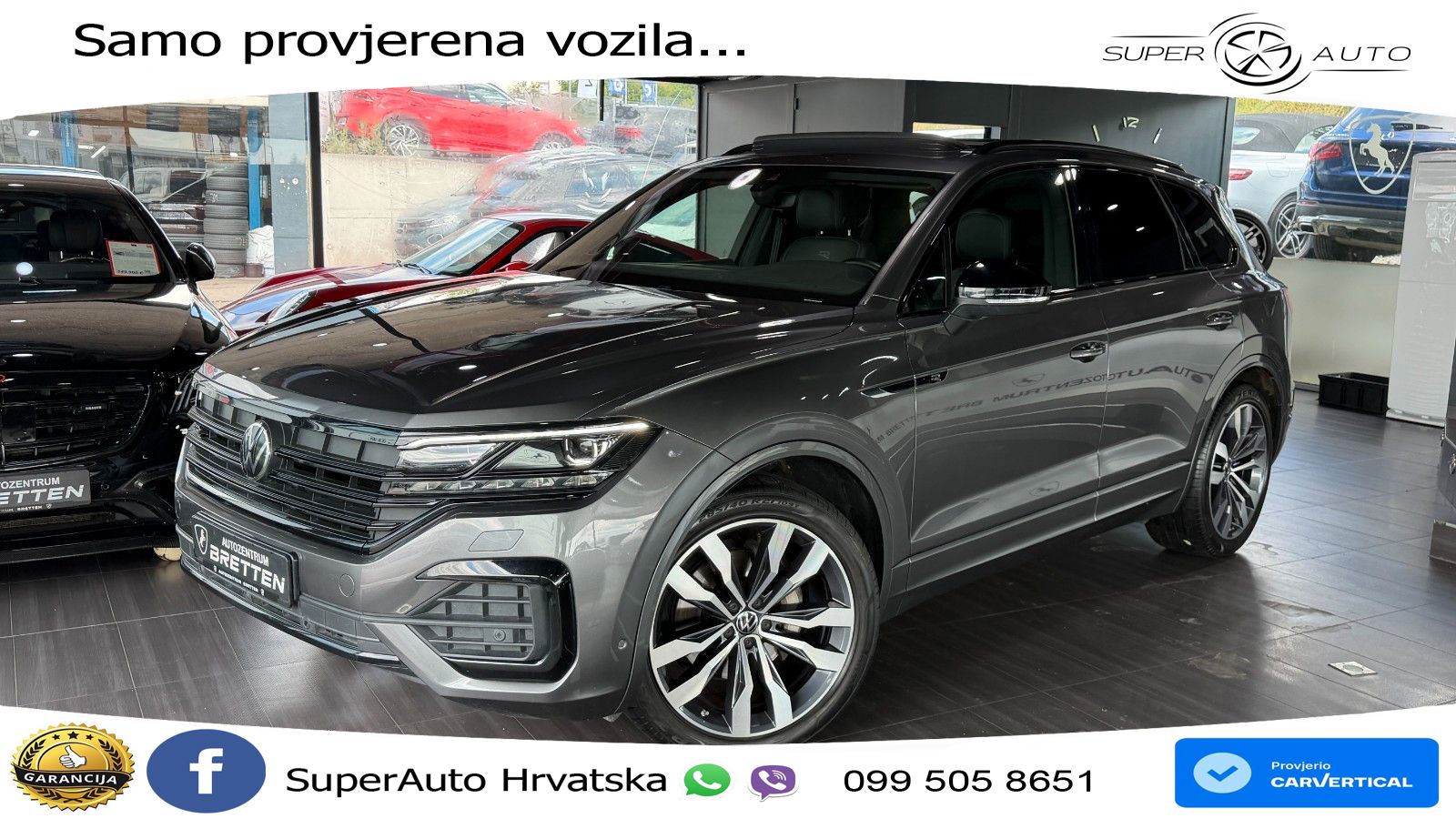 Volkswagen Touareg 3.0 V6 TDI (286 KS) 4MOTION Tiptronic R-Line LED+GR SJED+ACC