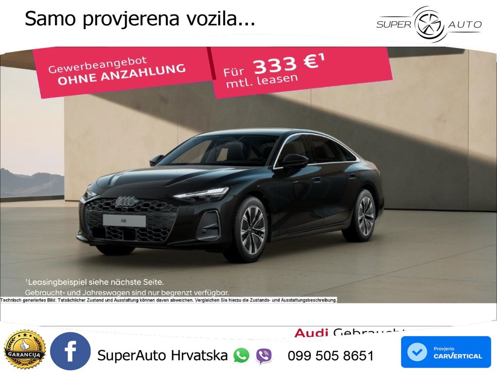 Audi A6 2.0 TDI (204 KS) S tronic LED+GR SJED+ACC