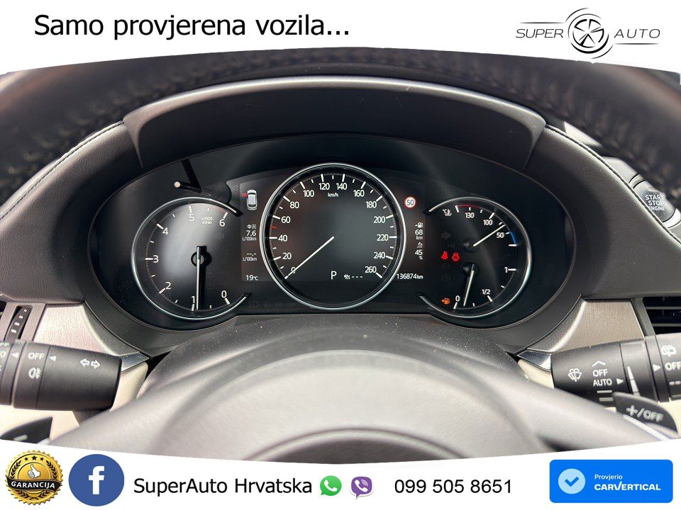Mazda 6 Sport Combi 2.2 SKYACTIV-D (184 KS) SKYACTIV-Drive LED+GR SJED+ACC