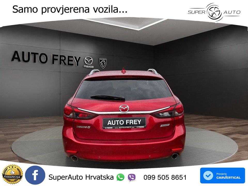 Mazda 6 Sport Combi 2.2 SKYACTIV-D (184 KS) SKYACTIV-Drive LED+GR SJED+ACC