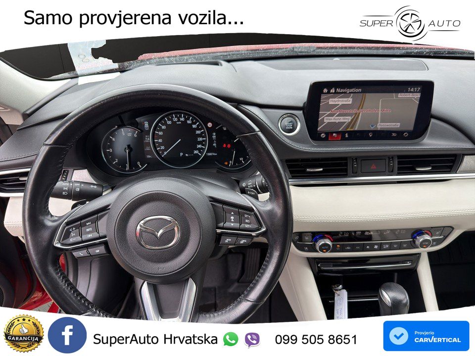 Mazda 6 Sport Combi 2.2 SKYACTIV-D (184 KS) SKYACTIV-Drive LED+GR SJED+ACC
