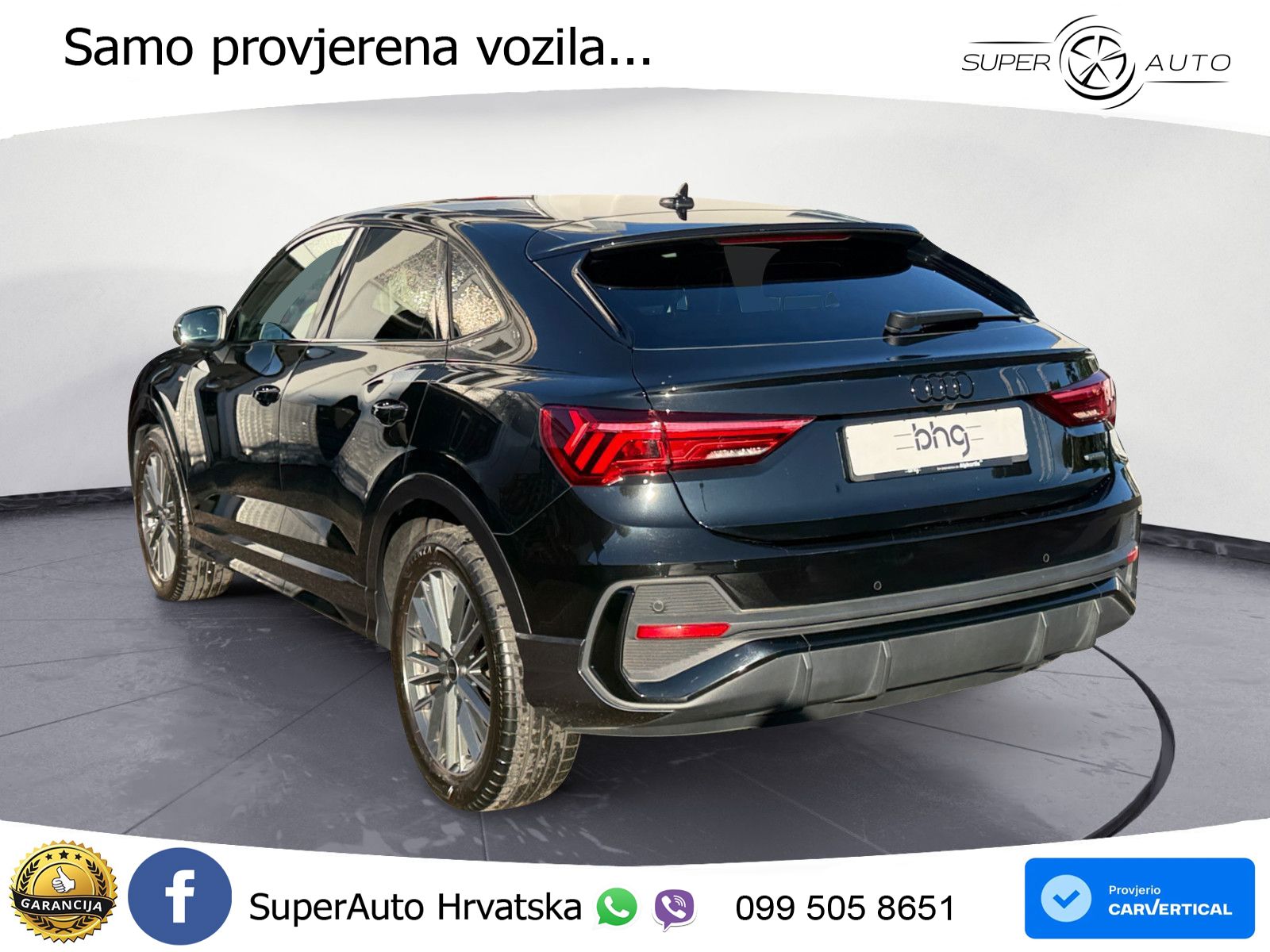 Audi Q3 II Sportback 40 TFSI (190 KS) quattro S tronic LED+GR SJED+ACC