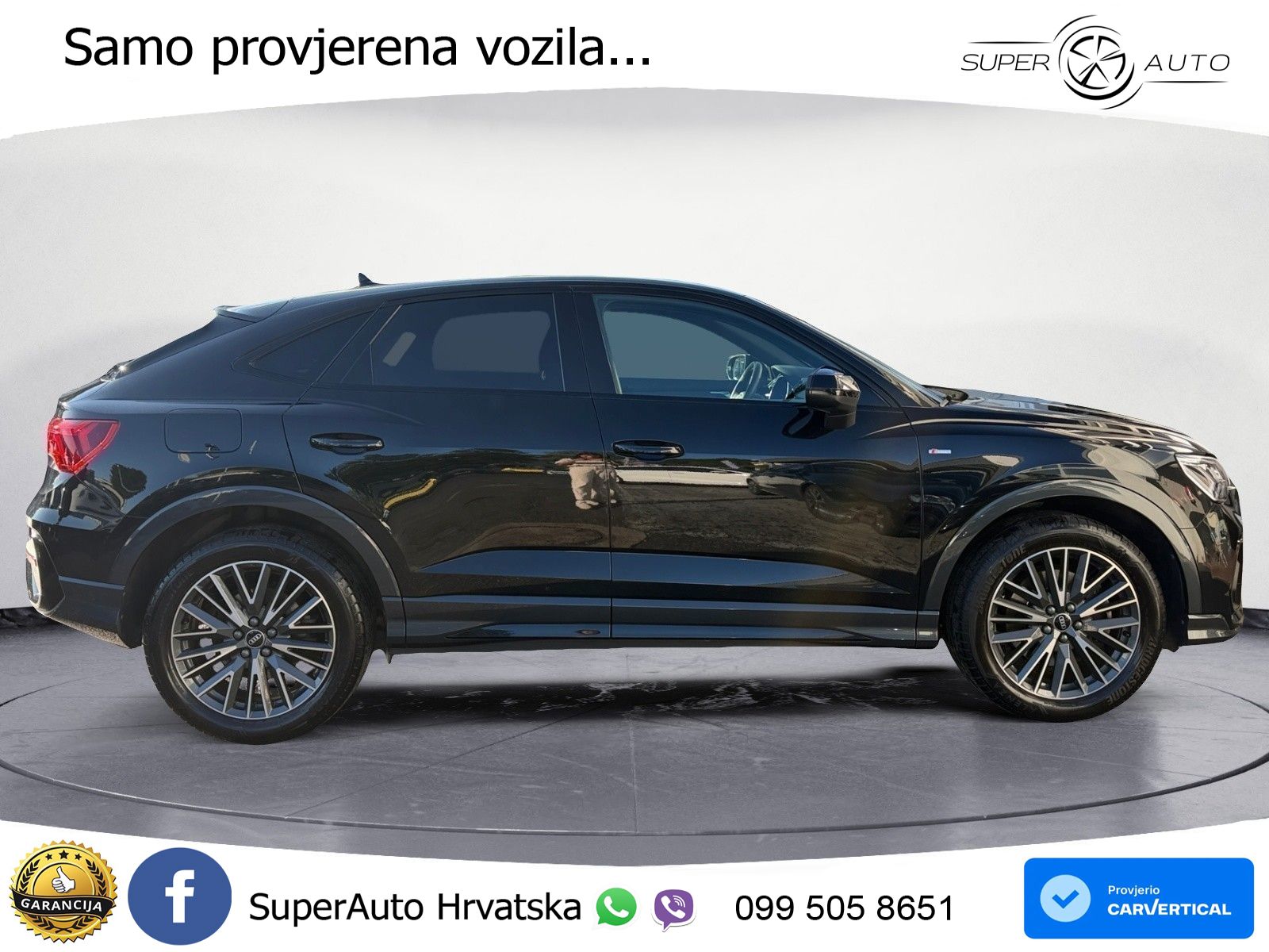 Audi Q3 II Sportback 40 TFSI (190 KS) quattro S tronic LED+GR SJED+ACC
