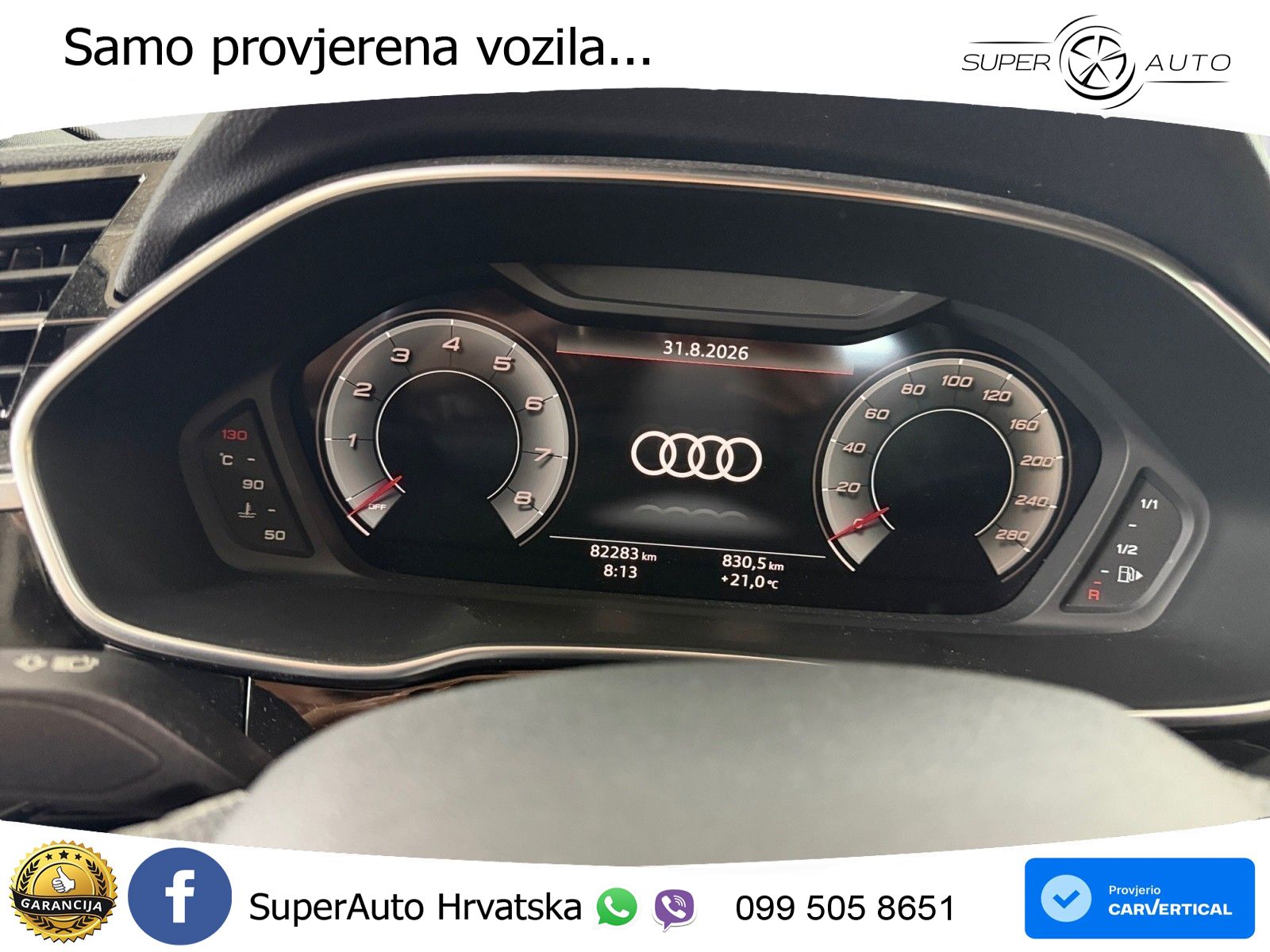 Audi Q3 II Sportback 40 TFSI (190 KS) quattro S tronic LED+GR SJED+ACC