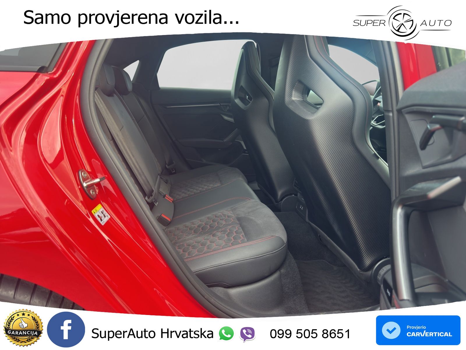 Audi RS3 Sedan 2.5 TFSI (400 KS) quattro S tronic LED+GR SJED+ACC