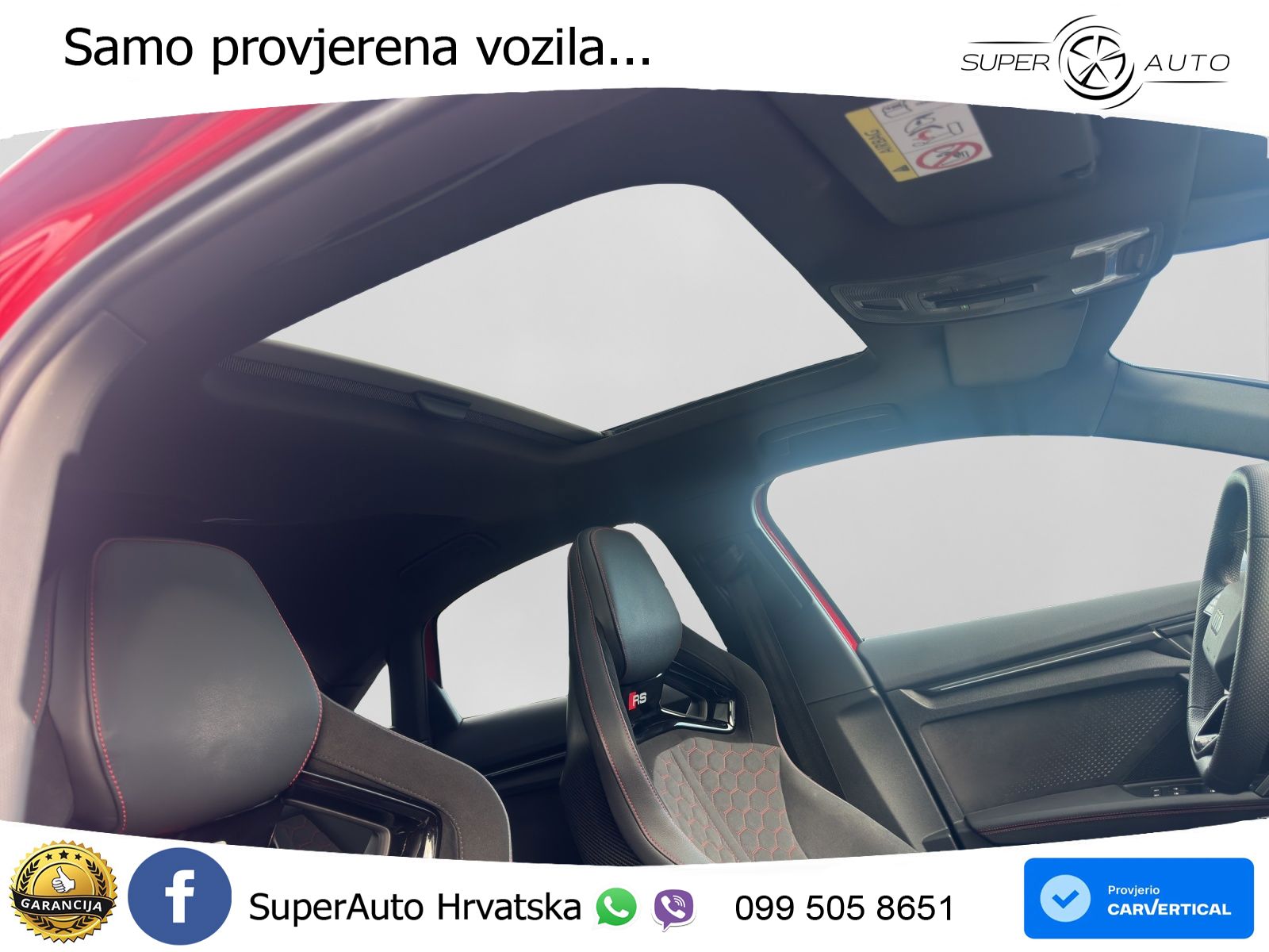 Audi RS3 Sedan 2.5 TFSI (400 KS) quattro S tronic LED+GR SJED+ACC