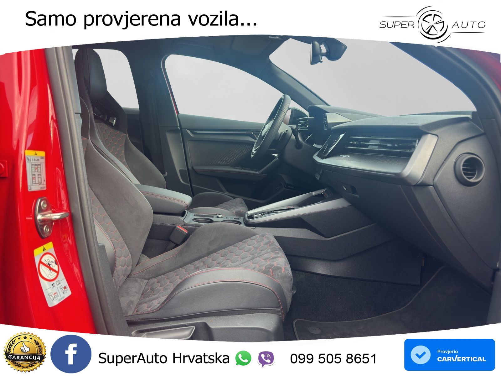 Audi RS3 Sedan 2.5 TFSI (400 KS) quattro S tronic LED+GR SJED+ACC
