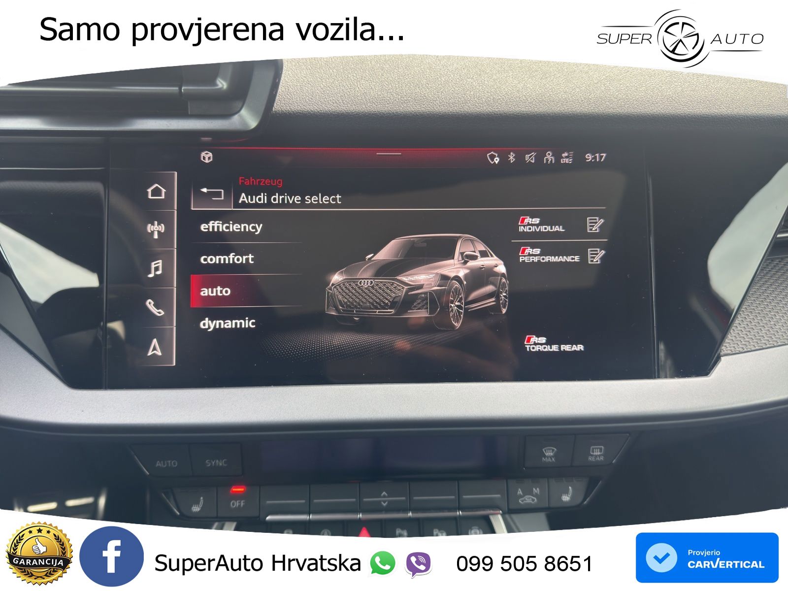 Audi RS3 Sedan 2.5 TFSI (400 KS) quattro S tronic LED+GR SJED+ACC
