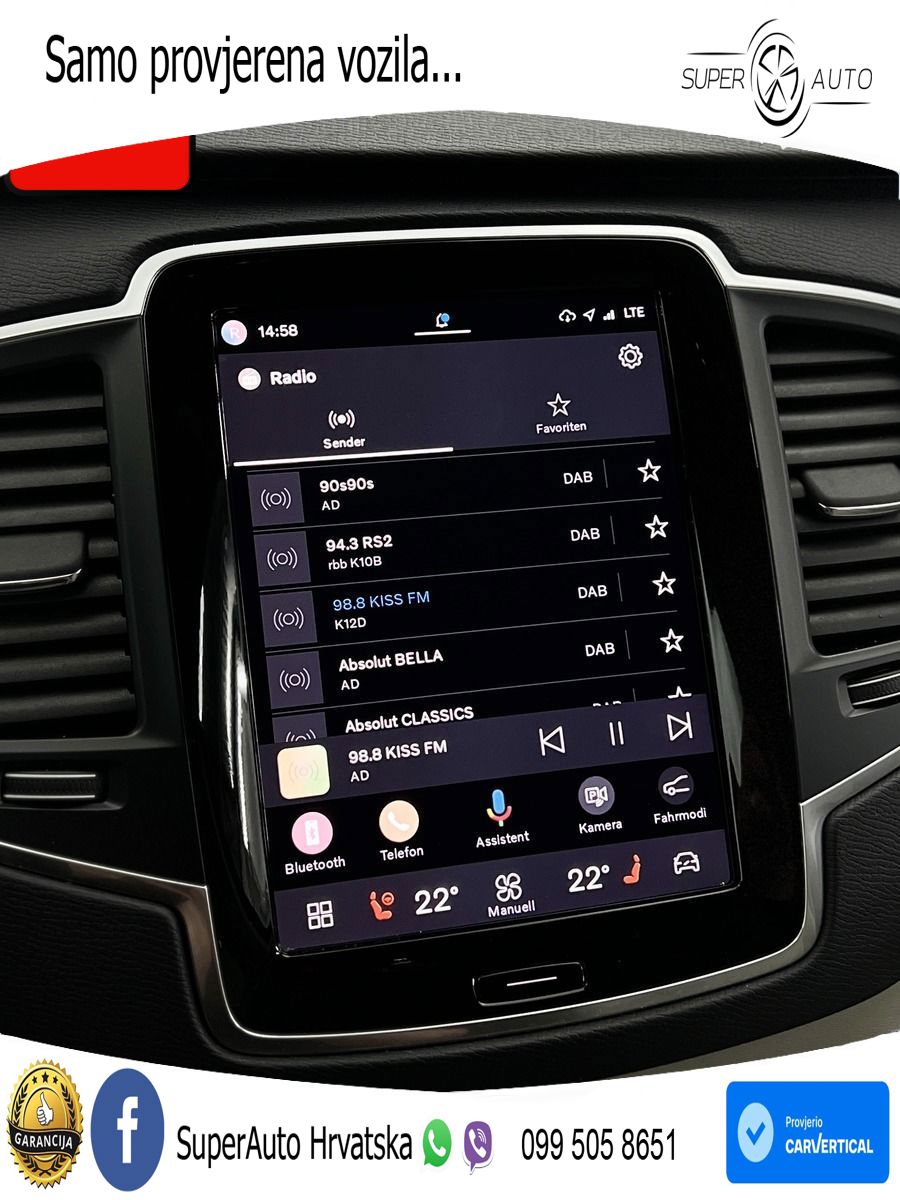 Volvo XC90 Recharge 2.0 T8 AWD Geartronic LED+GR SJED+ACC