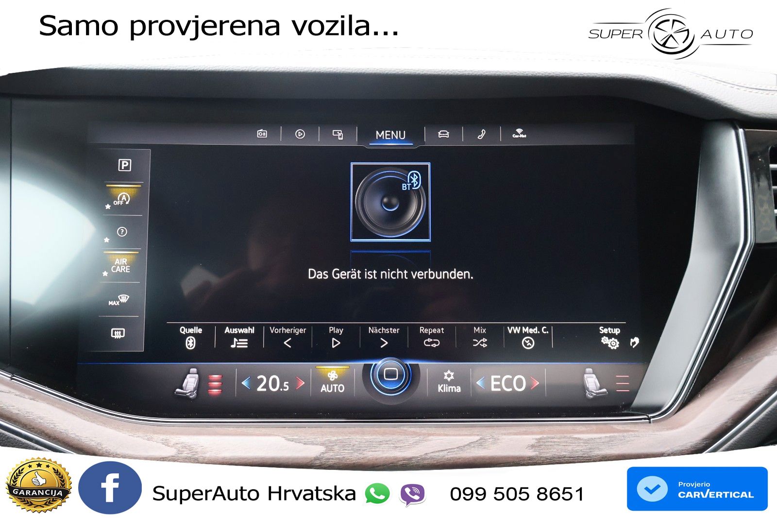 Volkswagen Touareg 3.0 V6 TDI (231 KS) 4MOTION Tiptronic ZRAČNI+ACC+4xGR SJED+KAM