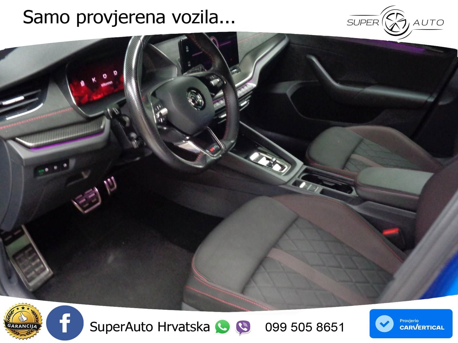 Škoda Octavia Combi RS 2.0 TDI (200 KS) DSG LED+GR SJED+ACC