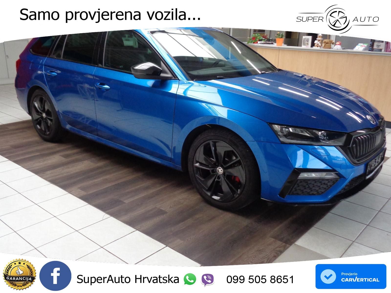 Škoda Octavia Combi RS 2.0 TDI (200 KS) DSG LED+GR SJED+ACC