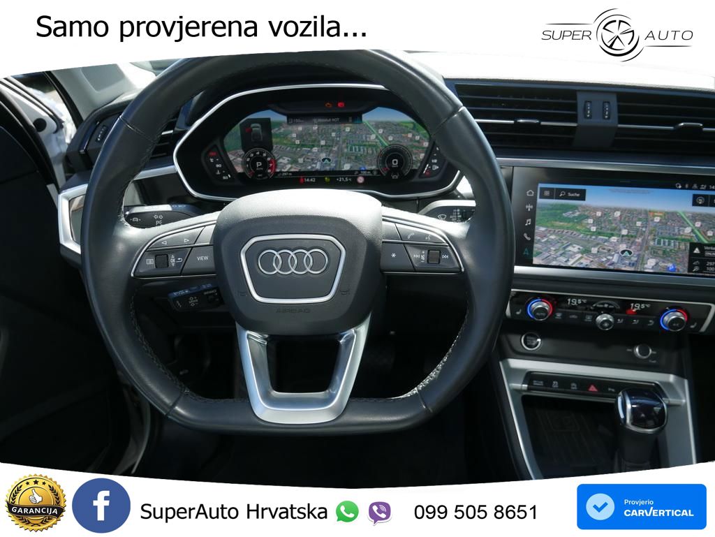 Audi Q3 II Sportback 40 TFSI (190 KS) quattro S tronic S line LED+GR SJED+ACC