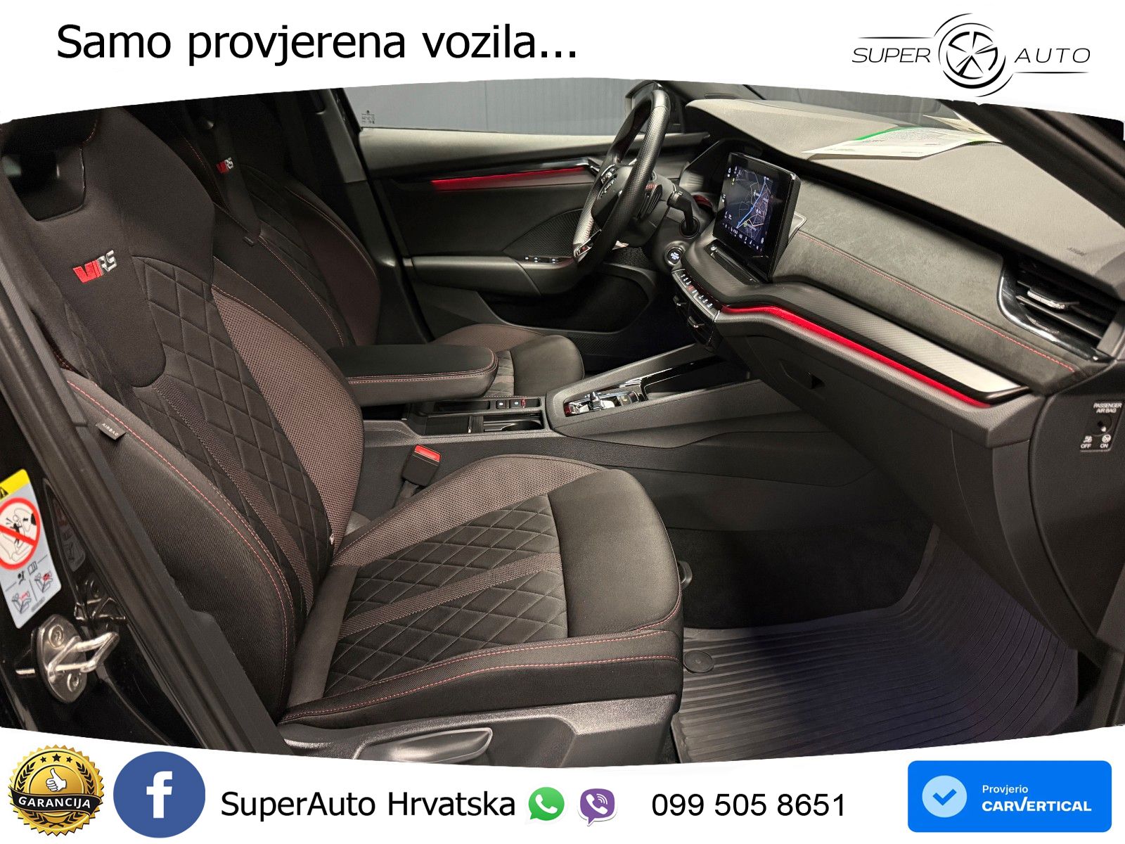 Škoda Octavia Combi RS 2.0 TDI (200 KS) DSG LED+GR SJED+ACC