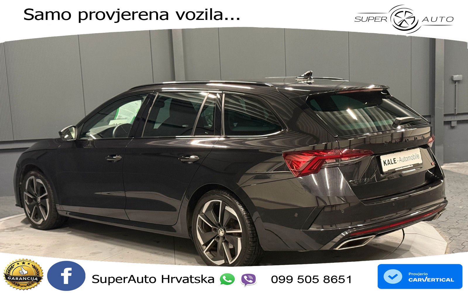Škoda Octavia Combi RS 2.0 TDI (200 KS) DSG LED+GR SJED+ACC