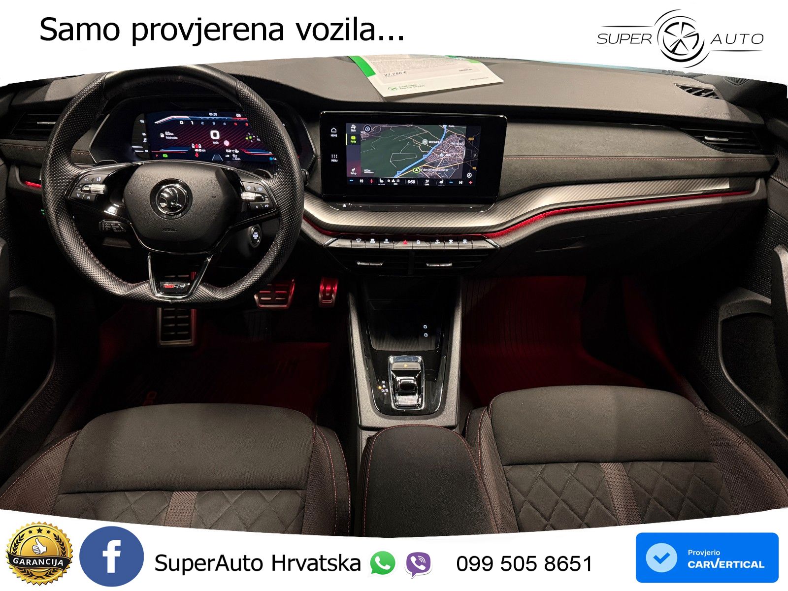 Škoda Octavia Combi RS 2.0 TDI (200 KS) DSG LED+GR SJED+ACC