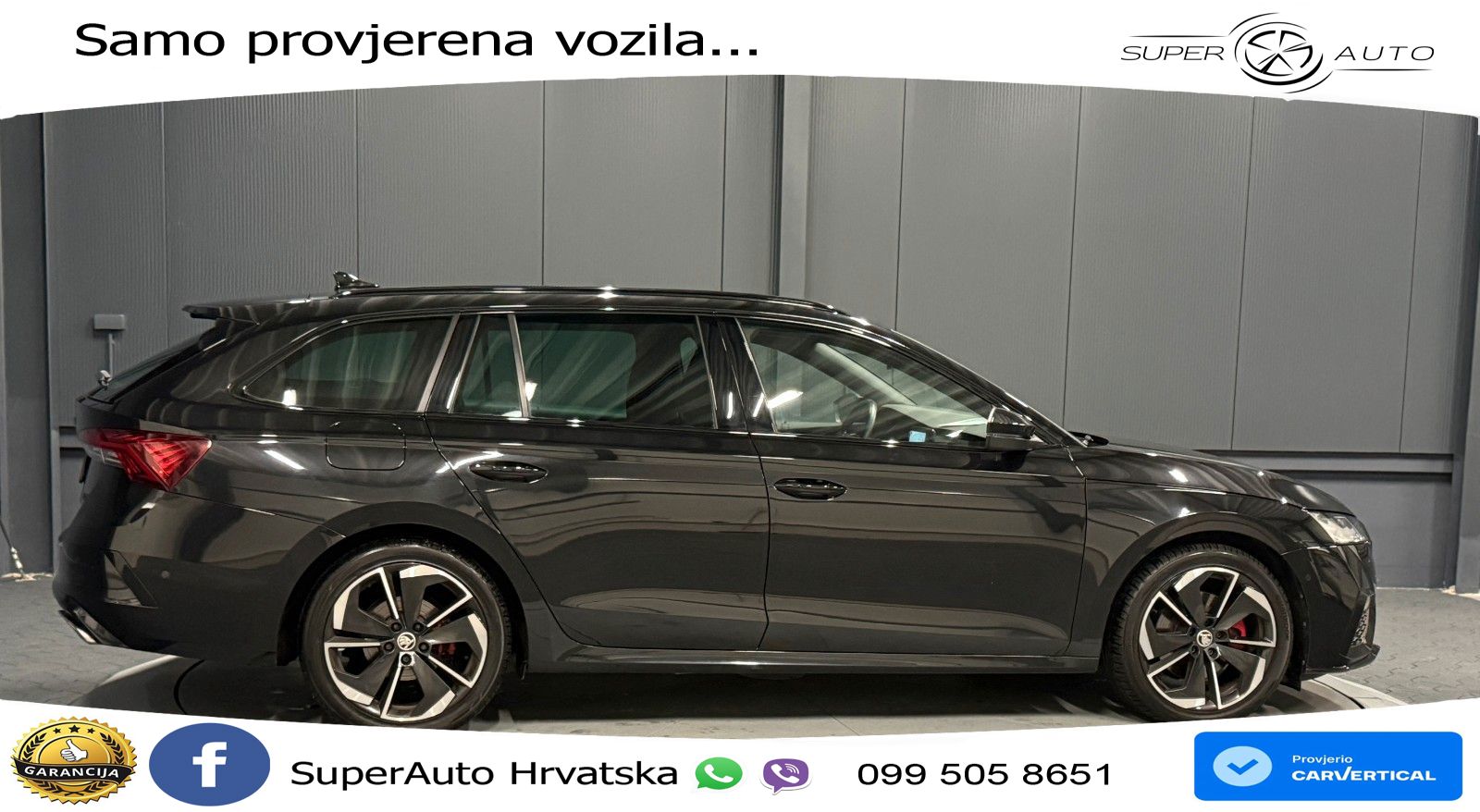 Škoda Octavia Combi RS 2.0 TDI (200 KS) DSG LED+GR SJED+ACC