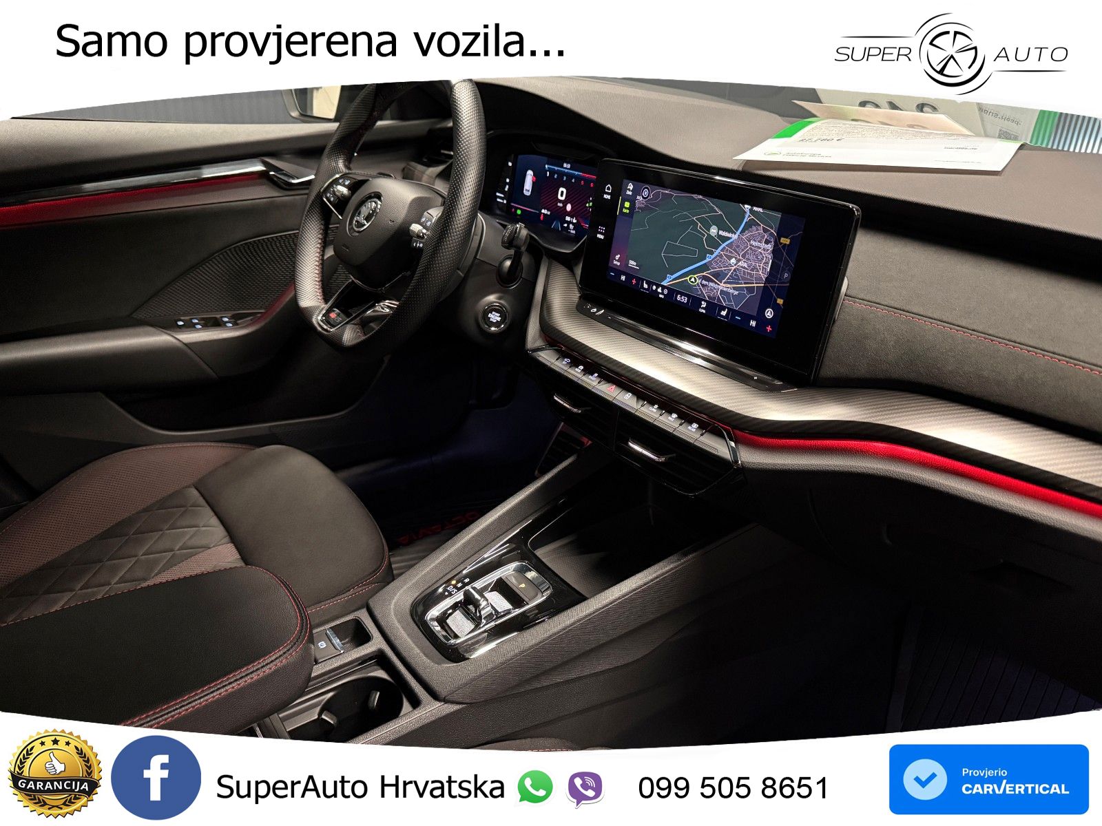 Škoda Octavia Combi RS 2.0 TDI (200 KS) DSG LED+GR SJED+ACC