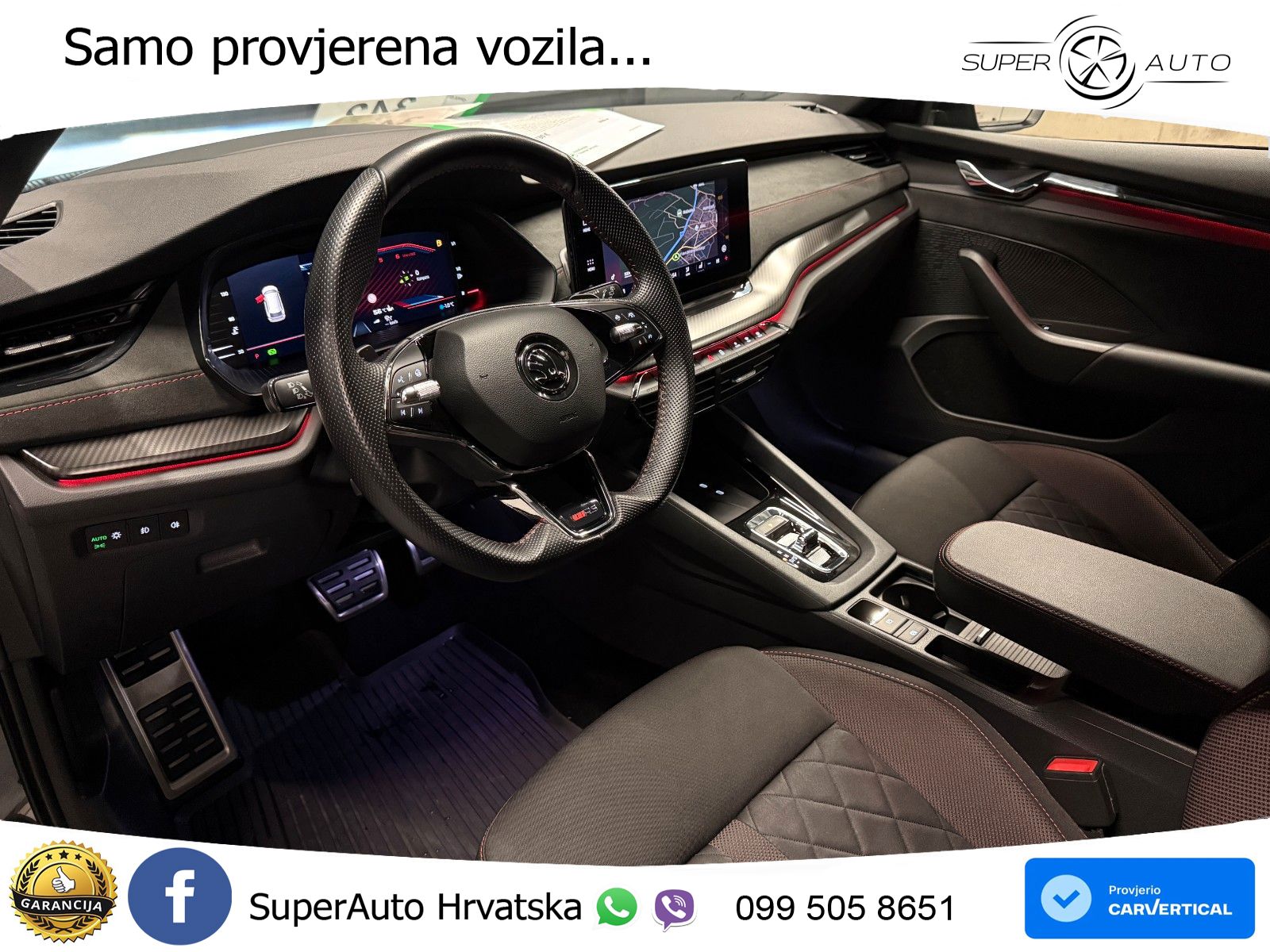 Škoda Octavia Combi RS 2.0 TDI (200 KS) DSG LED+GR SJED+ACC