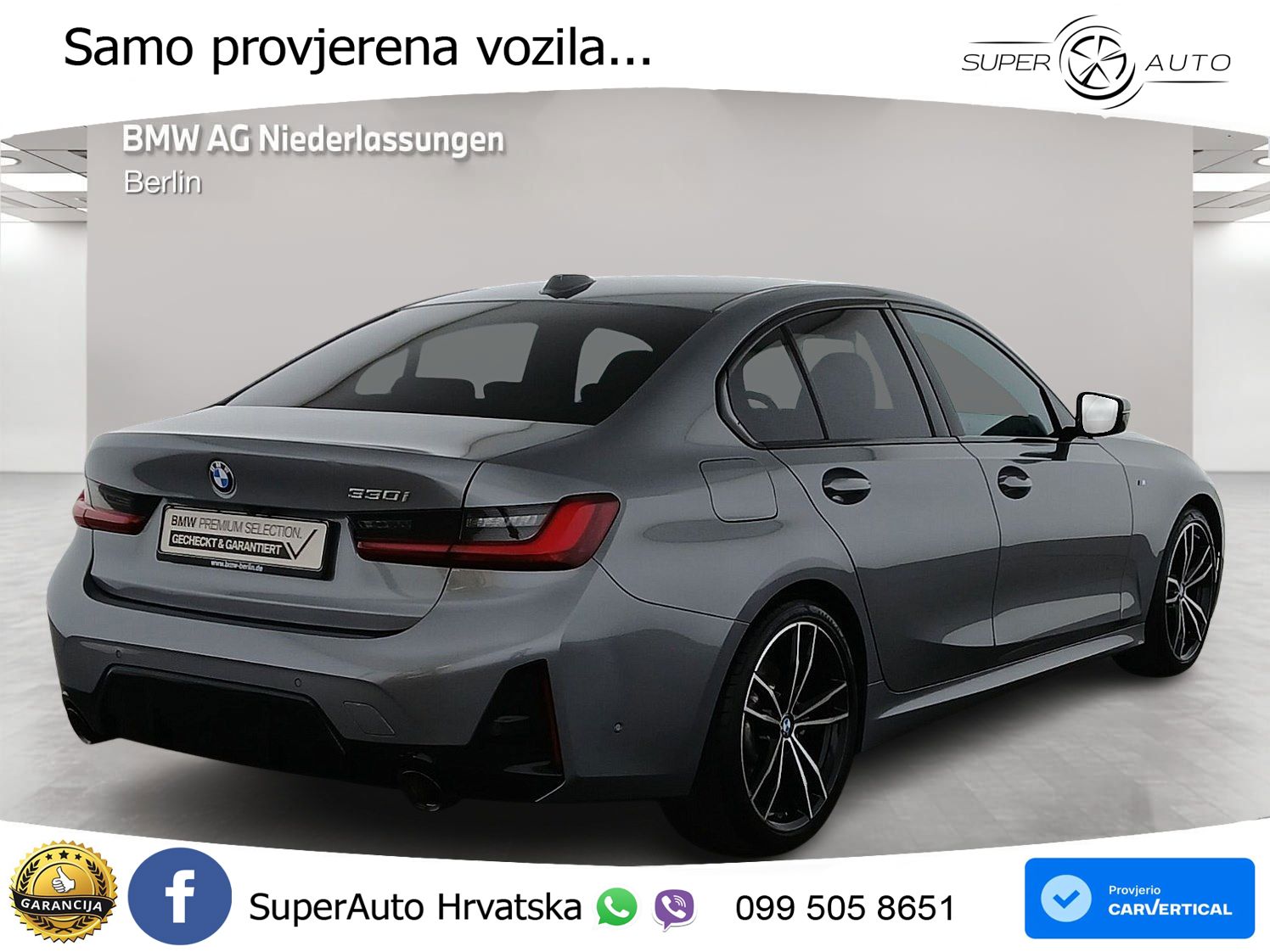 BMW 330i (245 KS) Steptronic M Sport LED+GR SJED+ACC