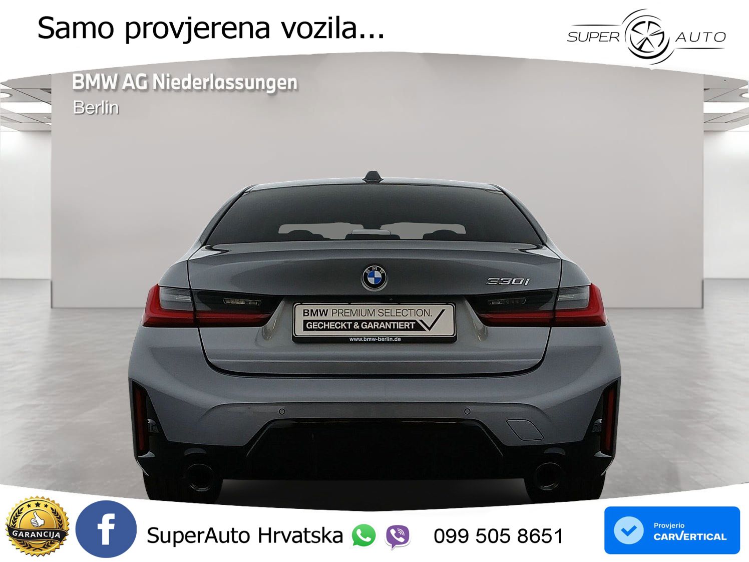 BMW 330i (245 KS) Steptronic M Sport LED+GR SJED+ACC