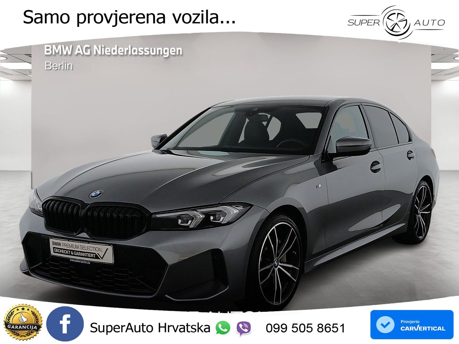 BMW 330i (245 KS) Steptronic M Sport LED+GR SJED+ACC