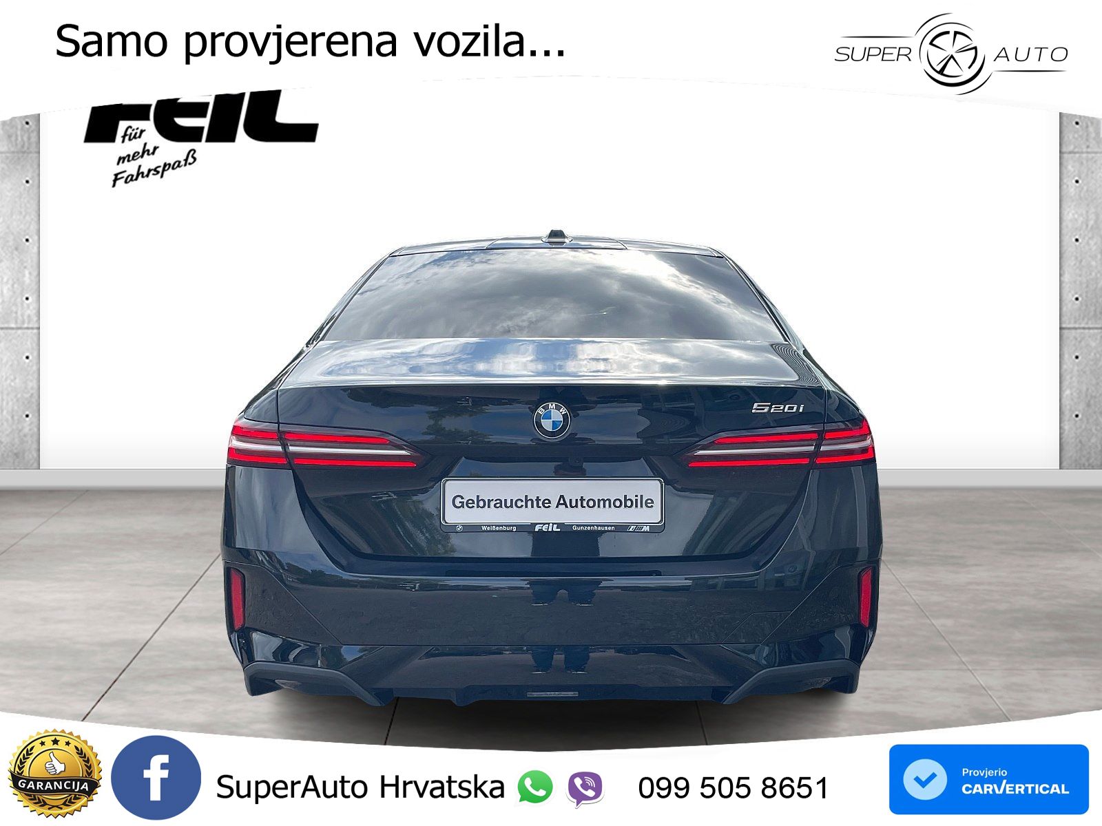 BMW 520i (208 KS) Steptronic M Sport ACC+HEAD+4xGR SJED+360+PANO