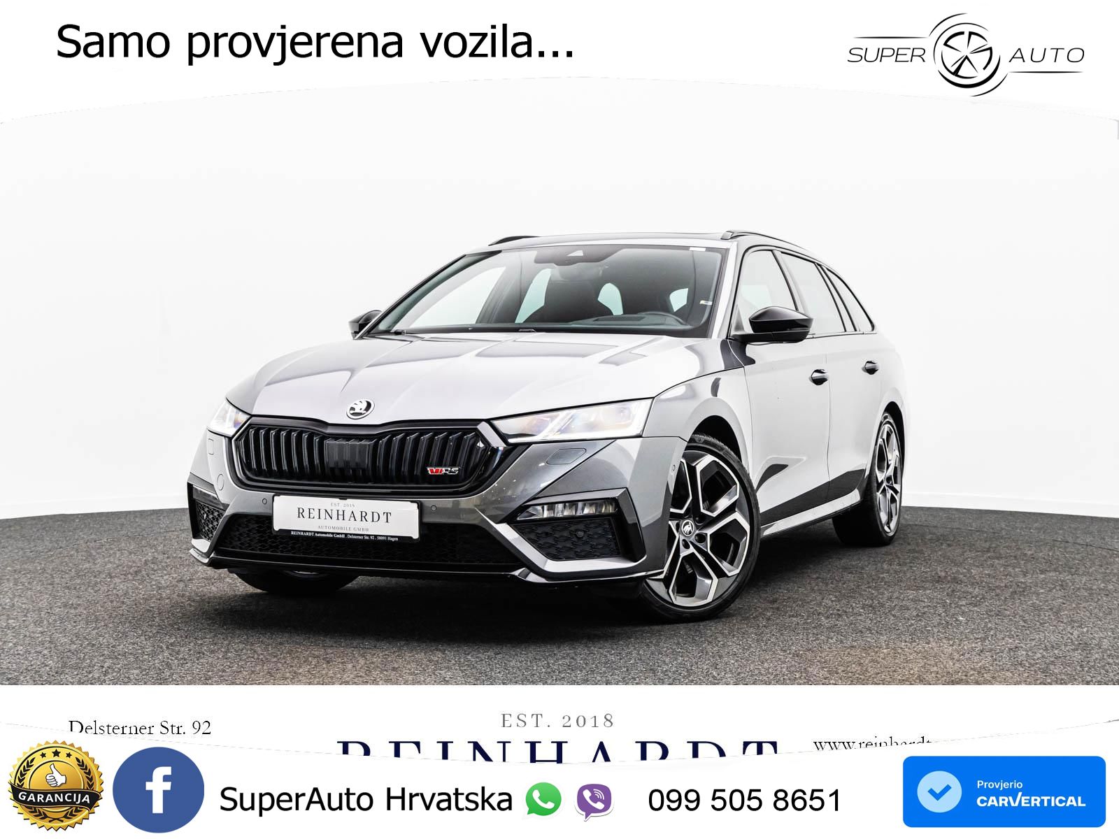 Škoda Octavia Combi RS 2.0 TSI (245 KS) DSG