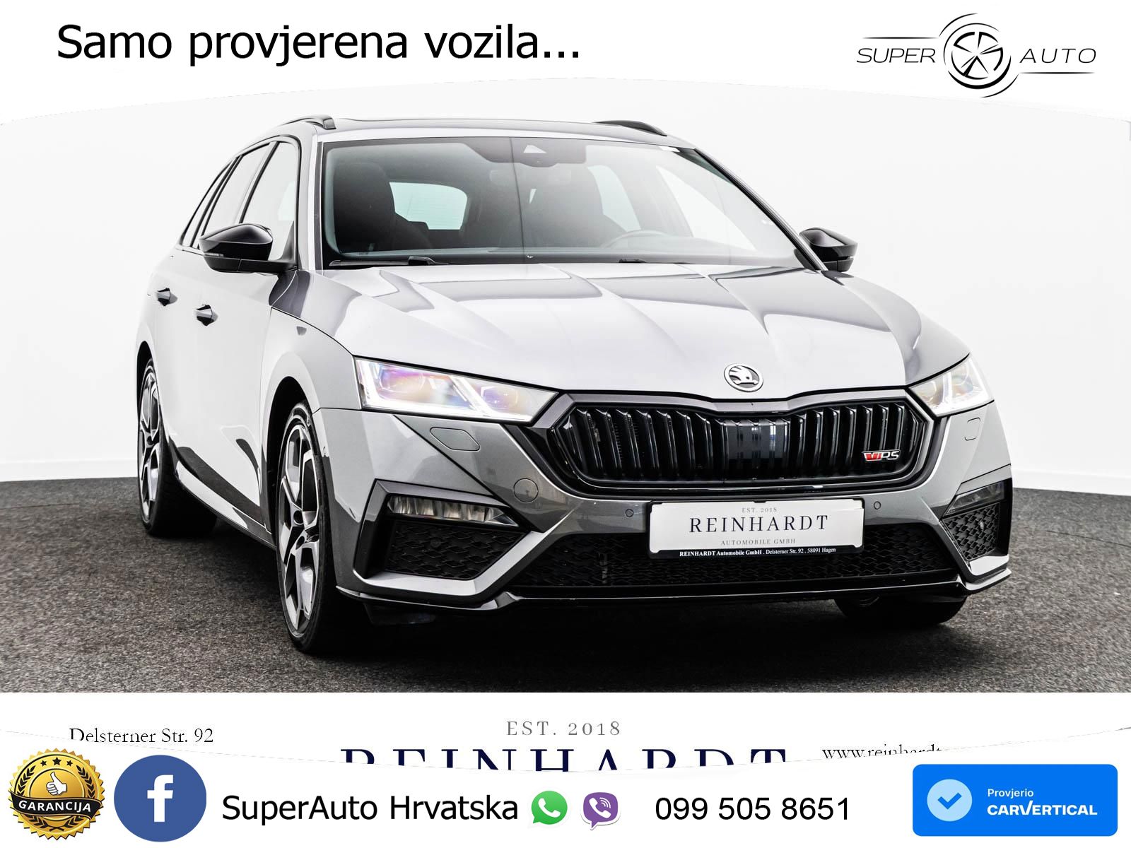 Škoda Octavia Combi RS 2.0 TSI (245 KS) DSG
