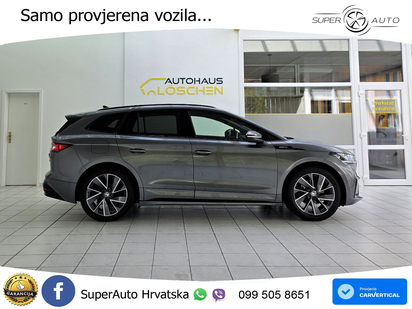 Škoda Enyaq iV 80 82 kWh (204 KS) SportLine LED+GR SJED+ACC